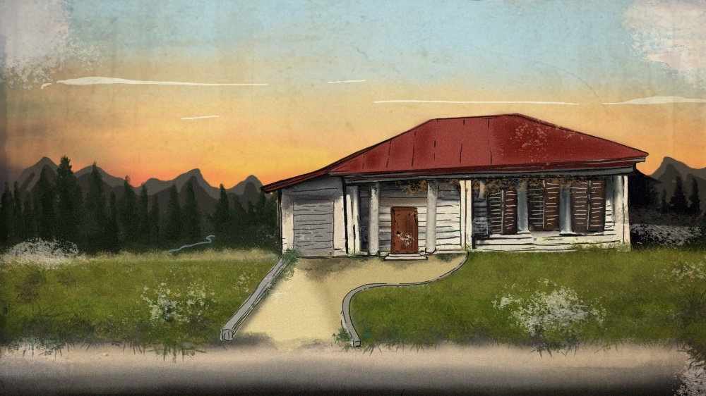 View from a dirty river - Deirdre Day