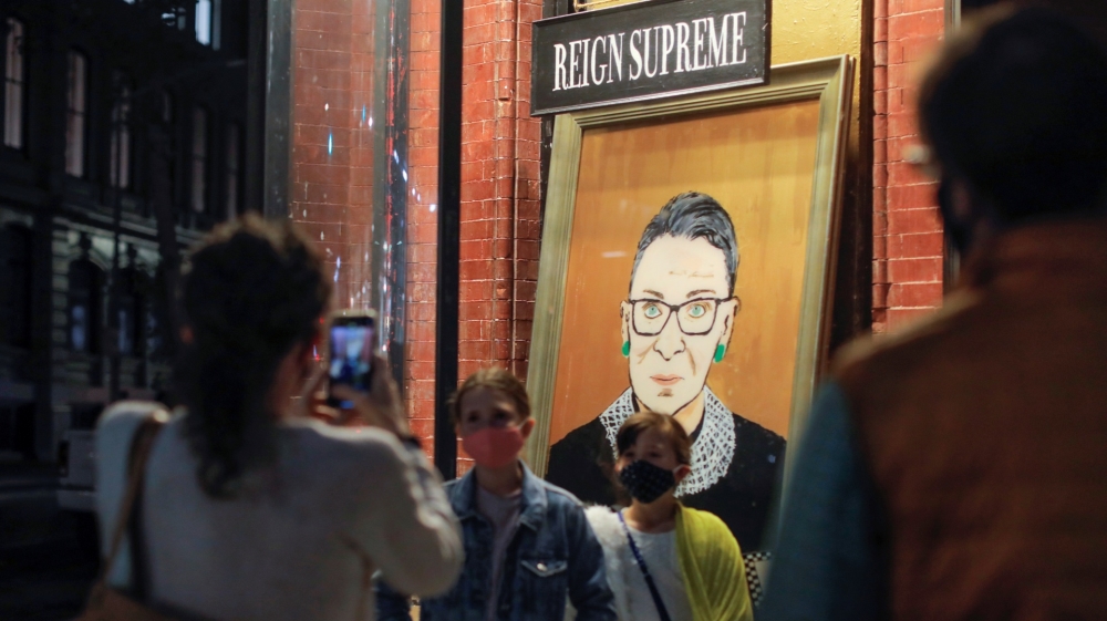 Ruth Bader Ginsburg painting NY  