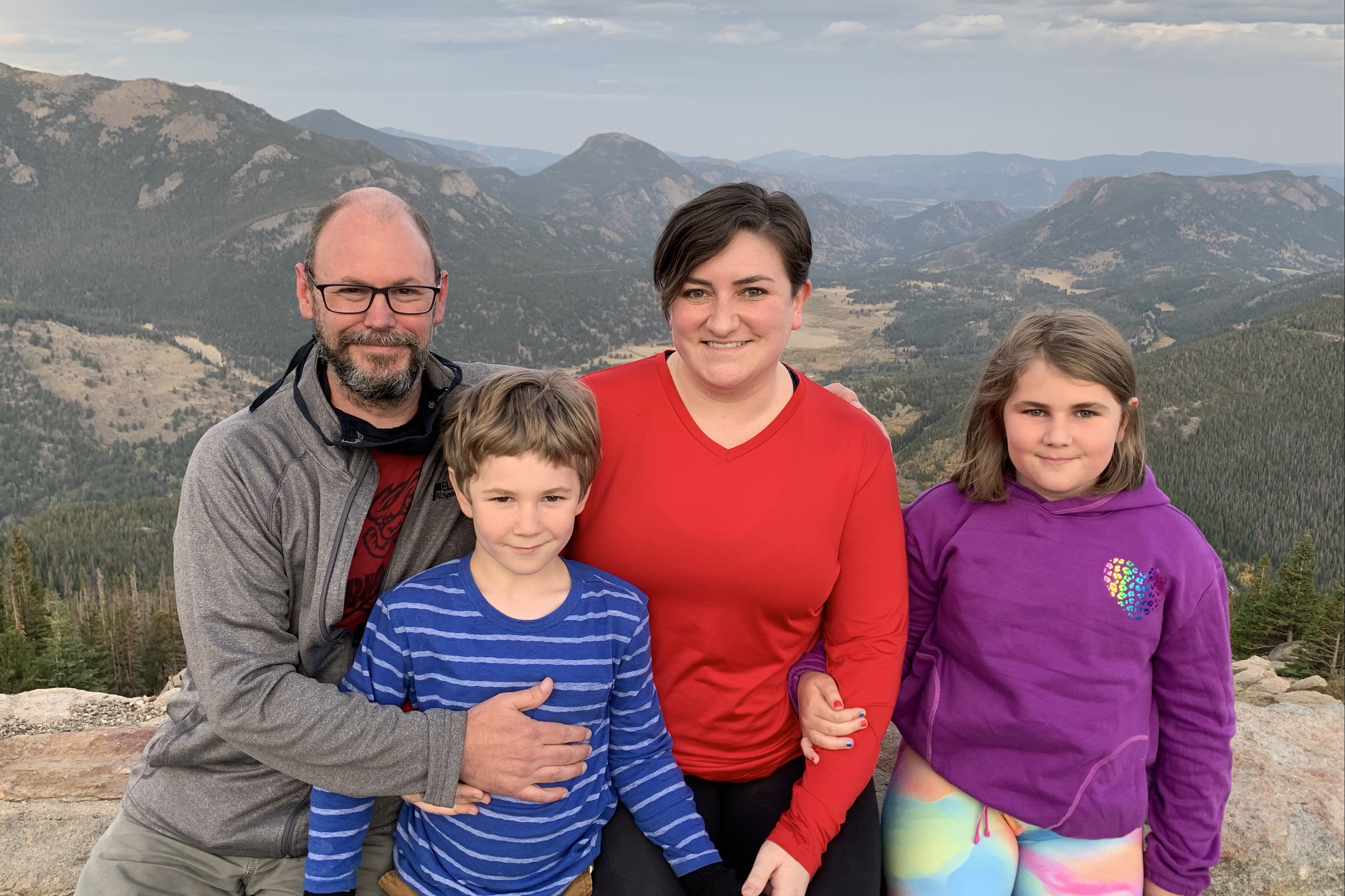 Ashley Austrew and family