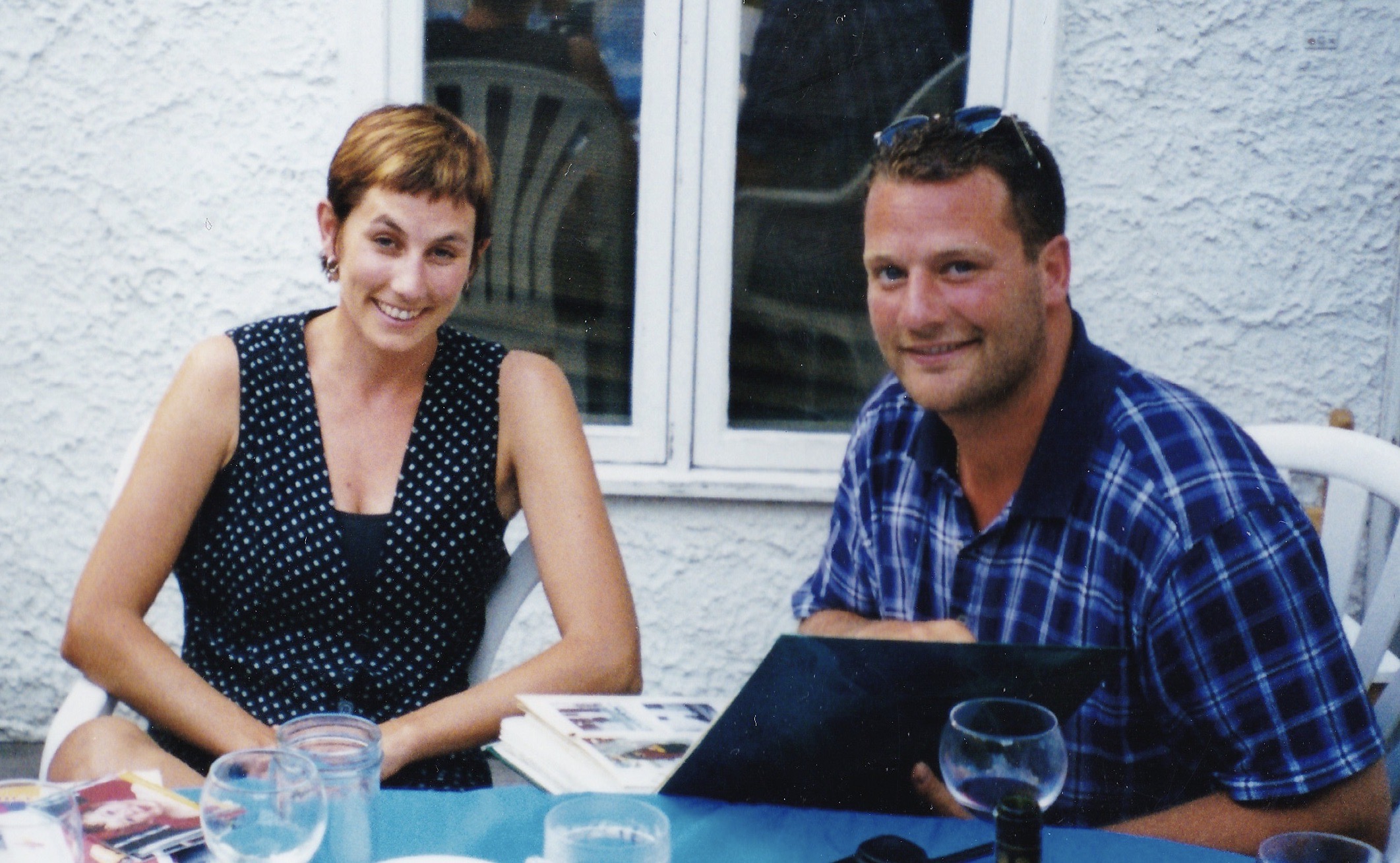 The writer with her brother [Photo courtesy of Leanne Pooley]