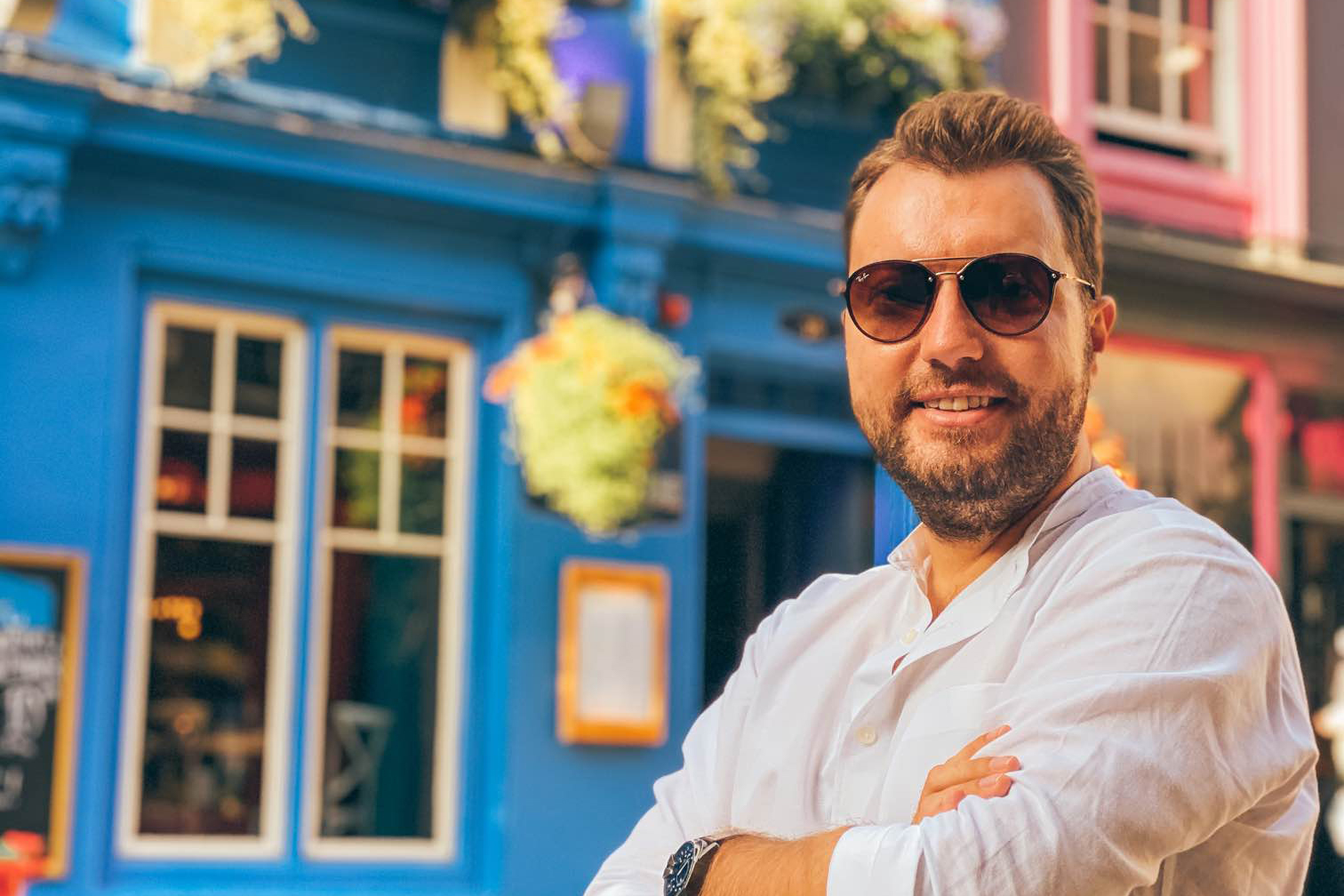 Tsetso Bikov, who was born in Bulgaria, hired an accent coach to sound more like English people [Courtesy of Tsetso Bikov]