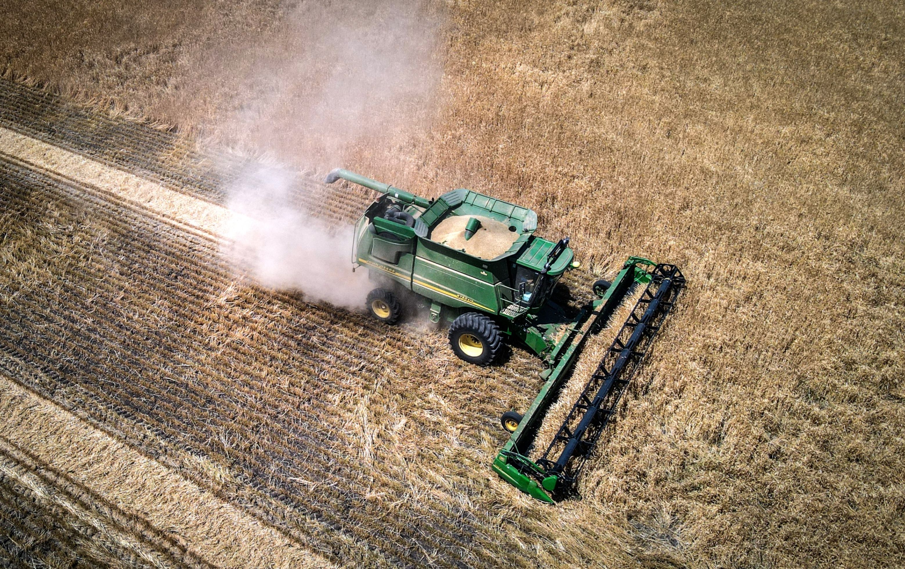 Australia barley harvest