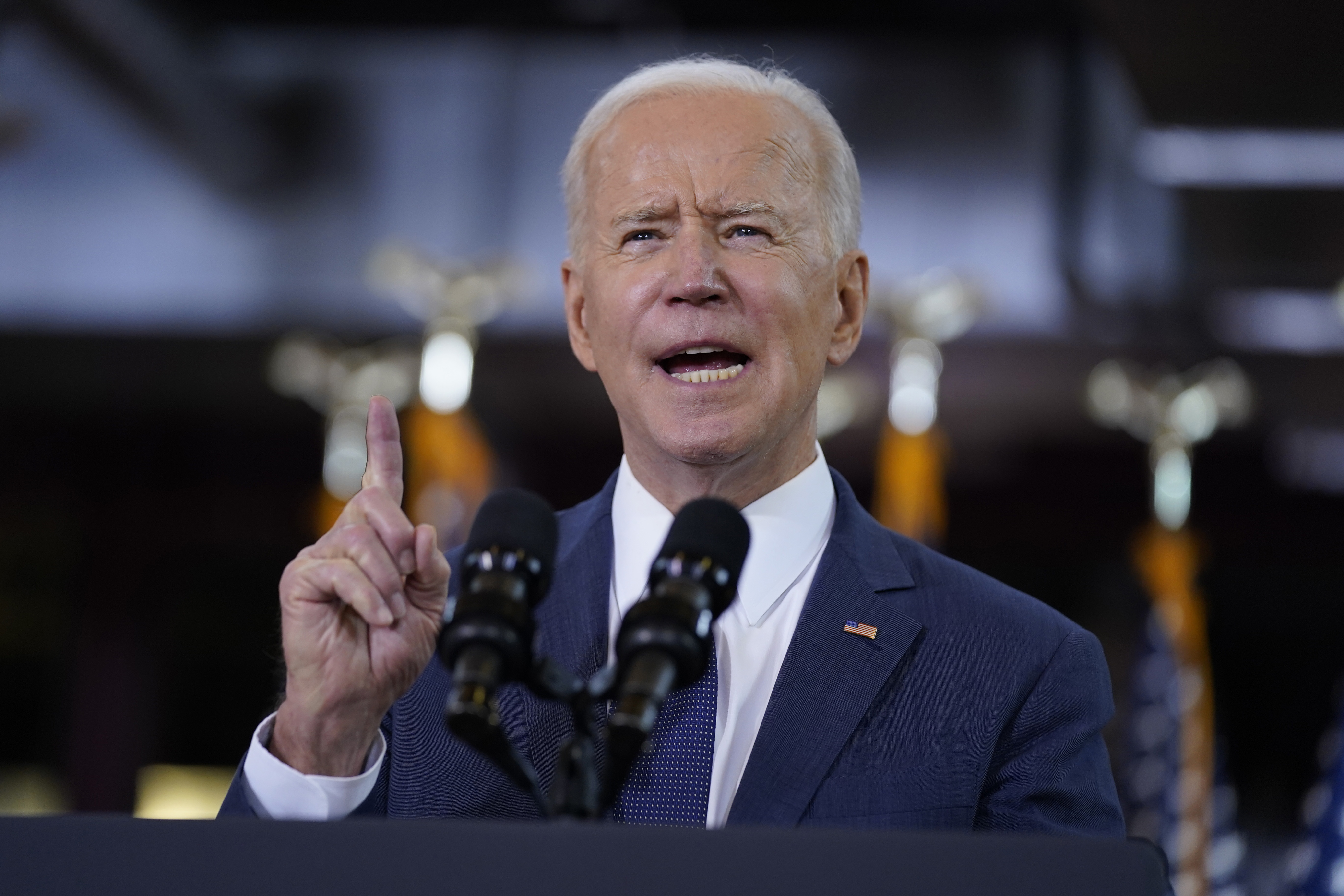 President Joe Biden unveiled his $2 trillion infrastructure plan Wednesday in Pittsburgh [Evan Vucci/AP Photo]