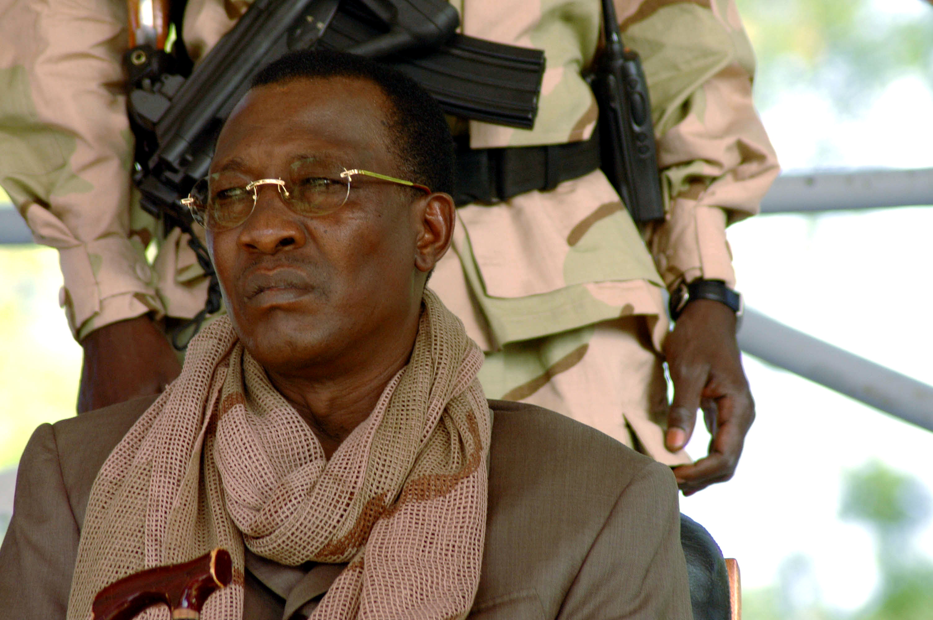 Chad's late President Idriss Deby was a former military officer who came to power after a rebellion in 1990 [File: Claire Soares/Reuters]