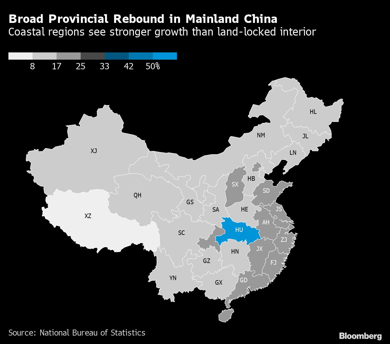 China economic divide map [Bloomberg]