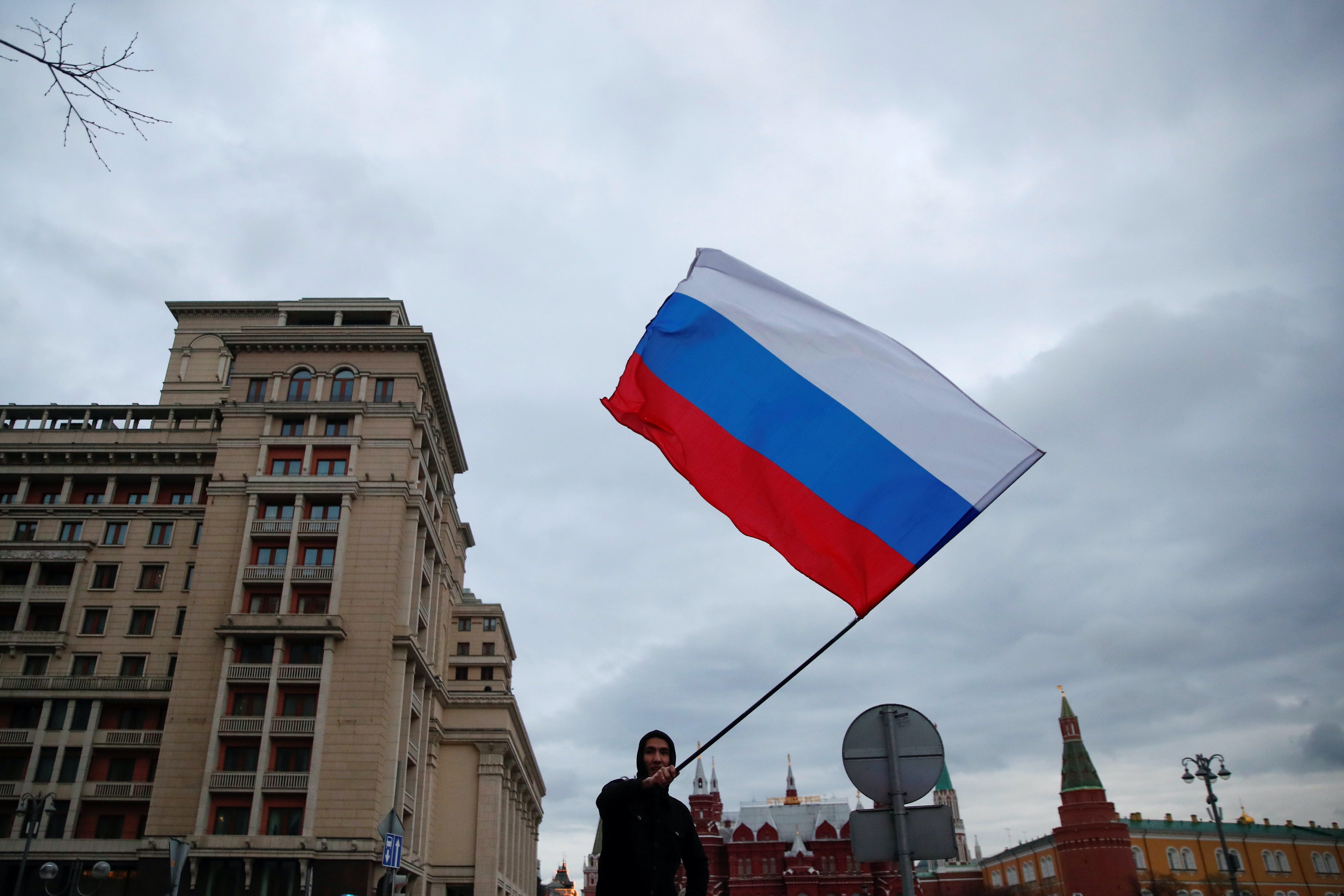 Russia's central bank raised the rate for the second time this year as inflation, its main area of responsibility, accelerated to 5.8 percent in March, its highest since 2016 [File: Maxim Shemetov/Reuters]