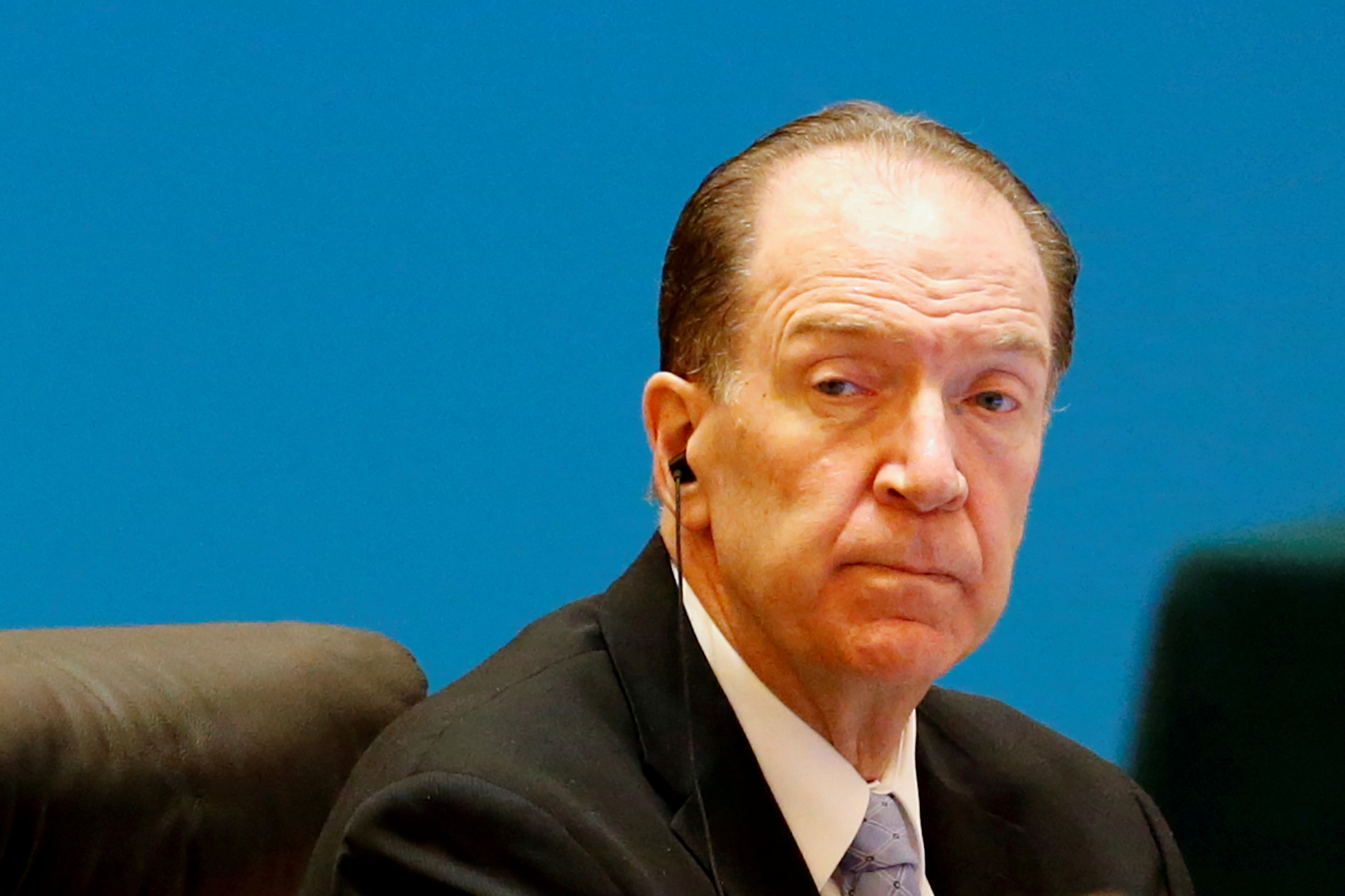 World Bank President David Malpass recently called for long-term, integrated strategies that emphasise 'green, inclusive and resilient development' to tackle what he calls the COVID-19 'pandemic of inequality' [File: Florence Lo/Reuters]