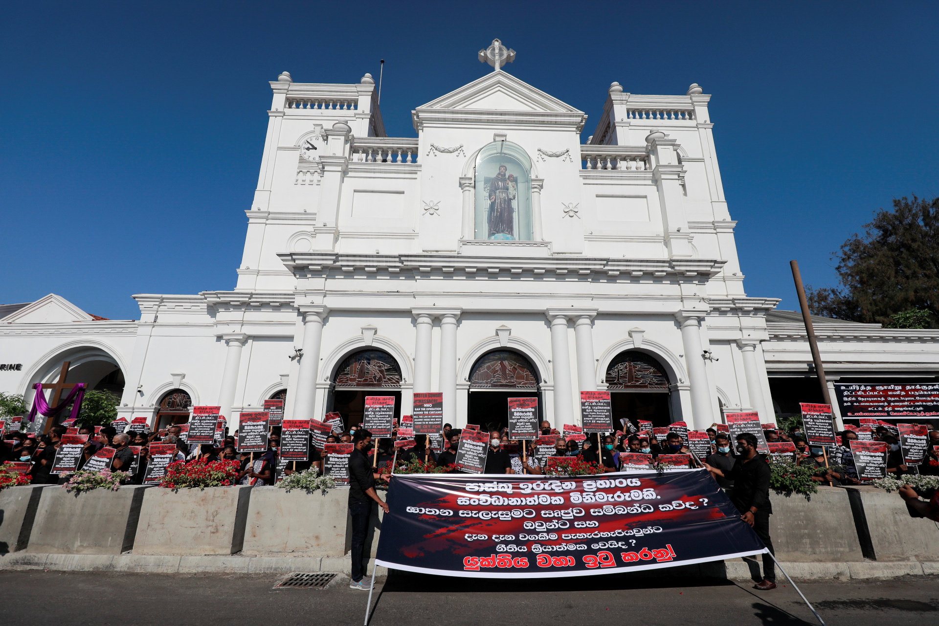 The April 2019 attacks singled out three churches and three hotels [File: Dinuka Liyanawatte/Reuters]