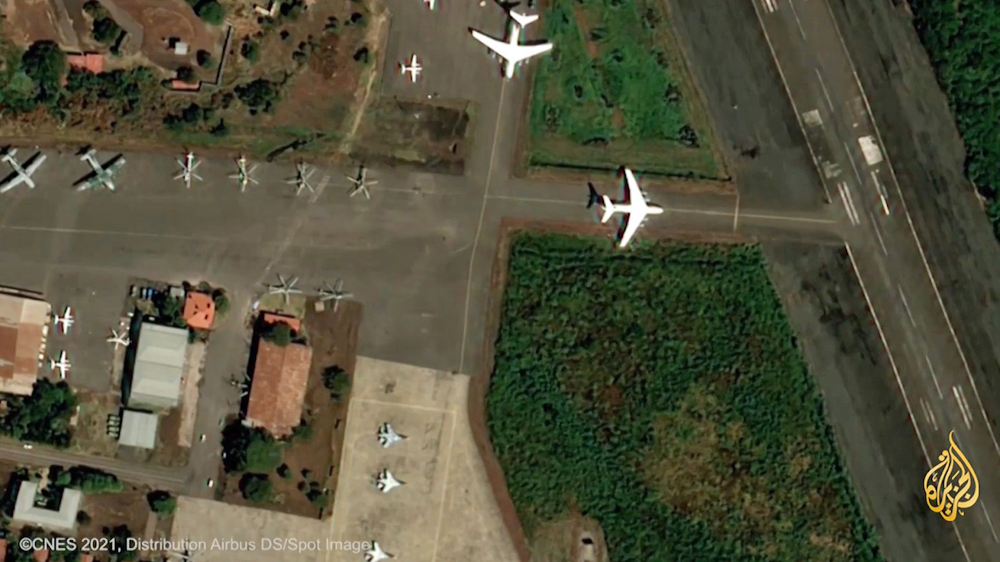 Ilyushin cargo planes arriving from UAE at Harar Meda base, just south of Addis Ababa [Al Jazeera]