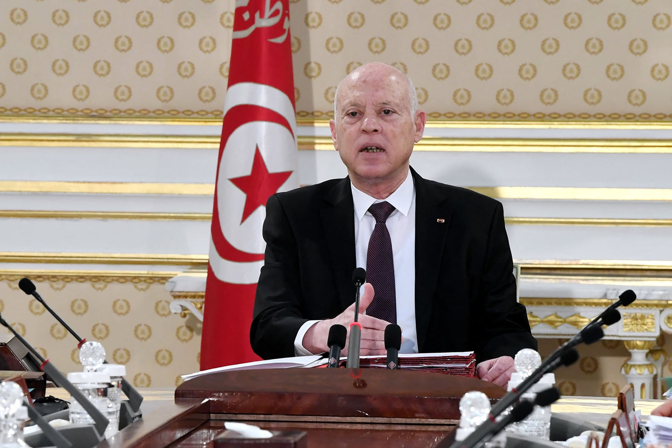 Tunisian President Kais Saied