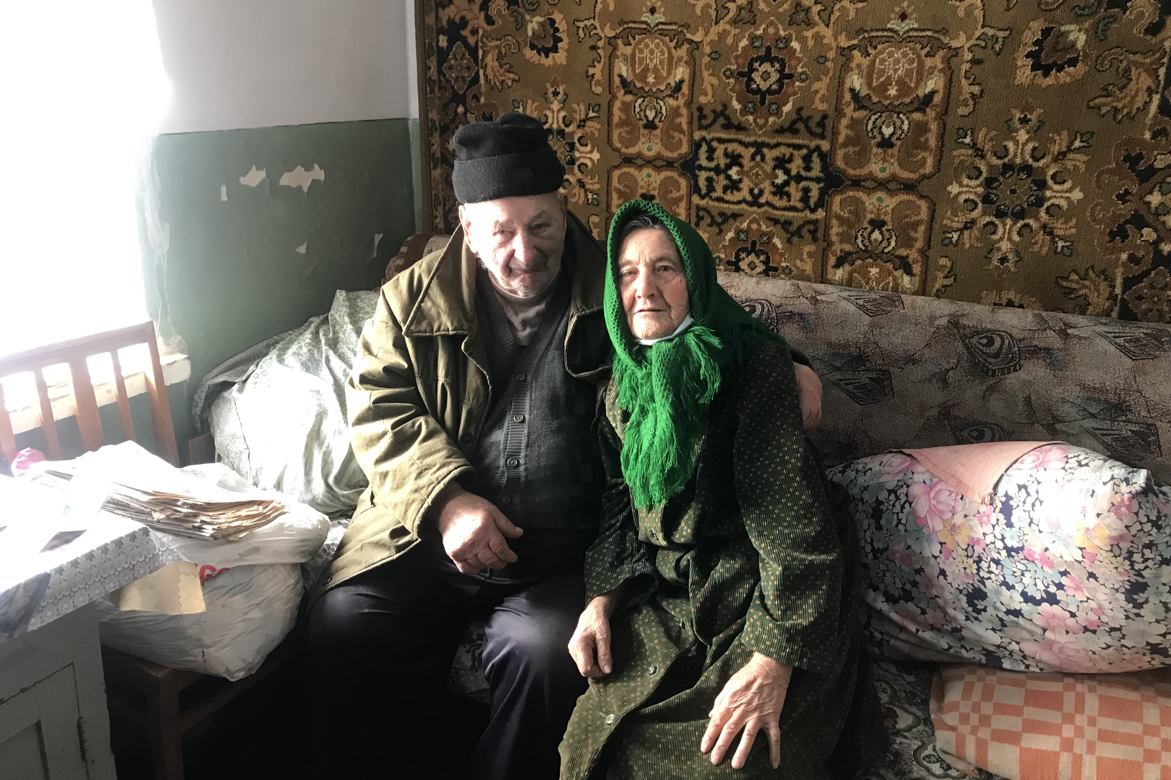 Ivan and Alexandr, in their home in Vodiane