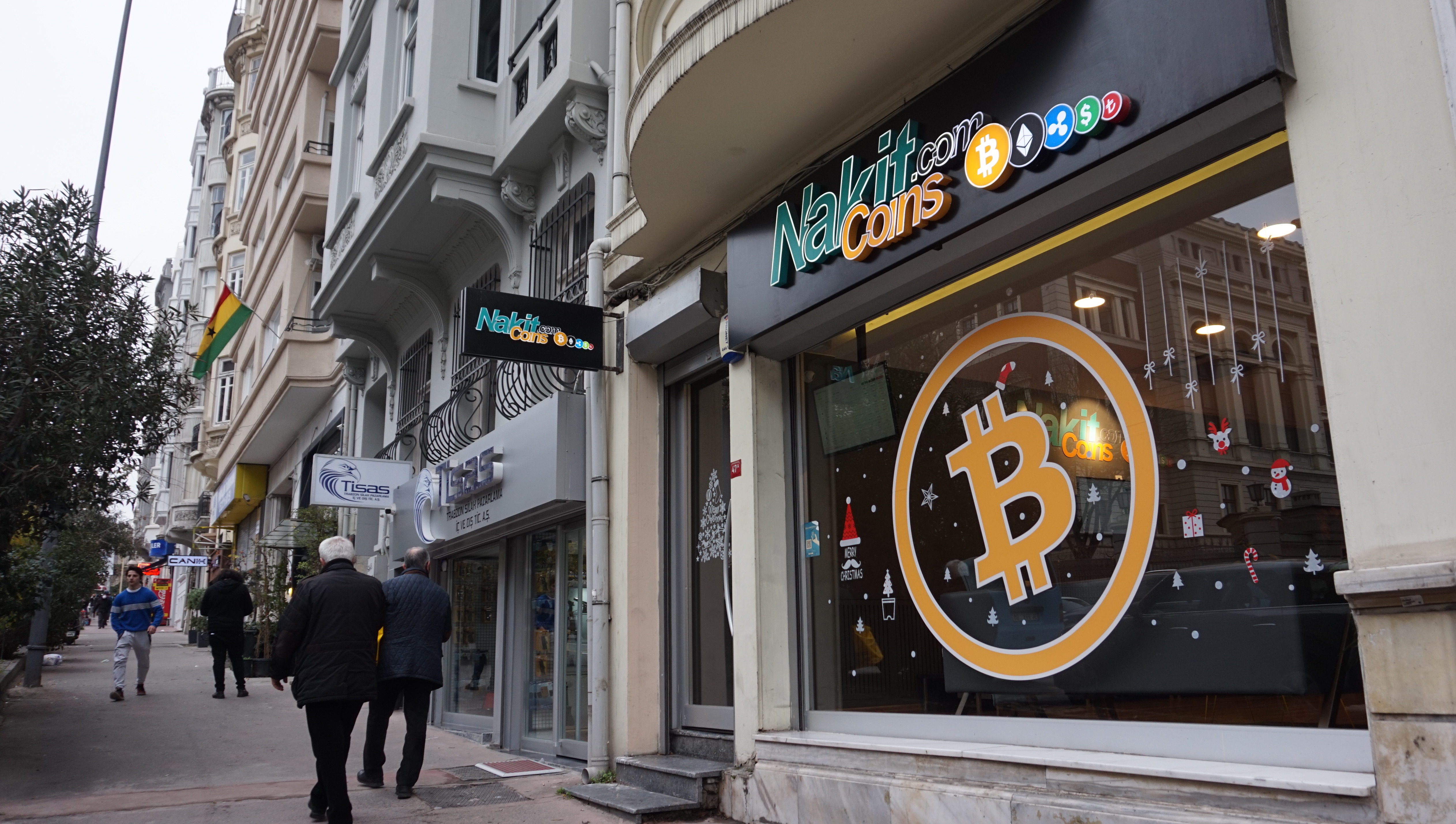 Exterior of NakitCoins, Turkey's first physical cryptoexchange