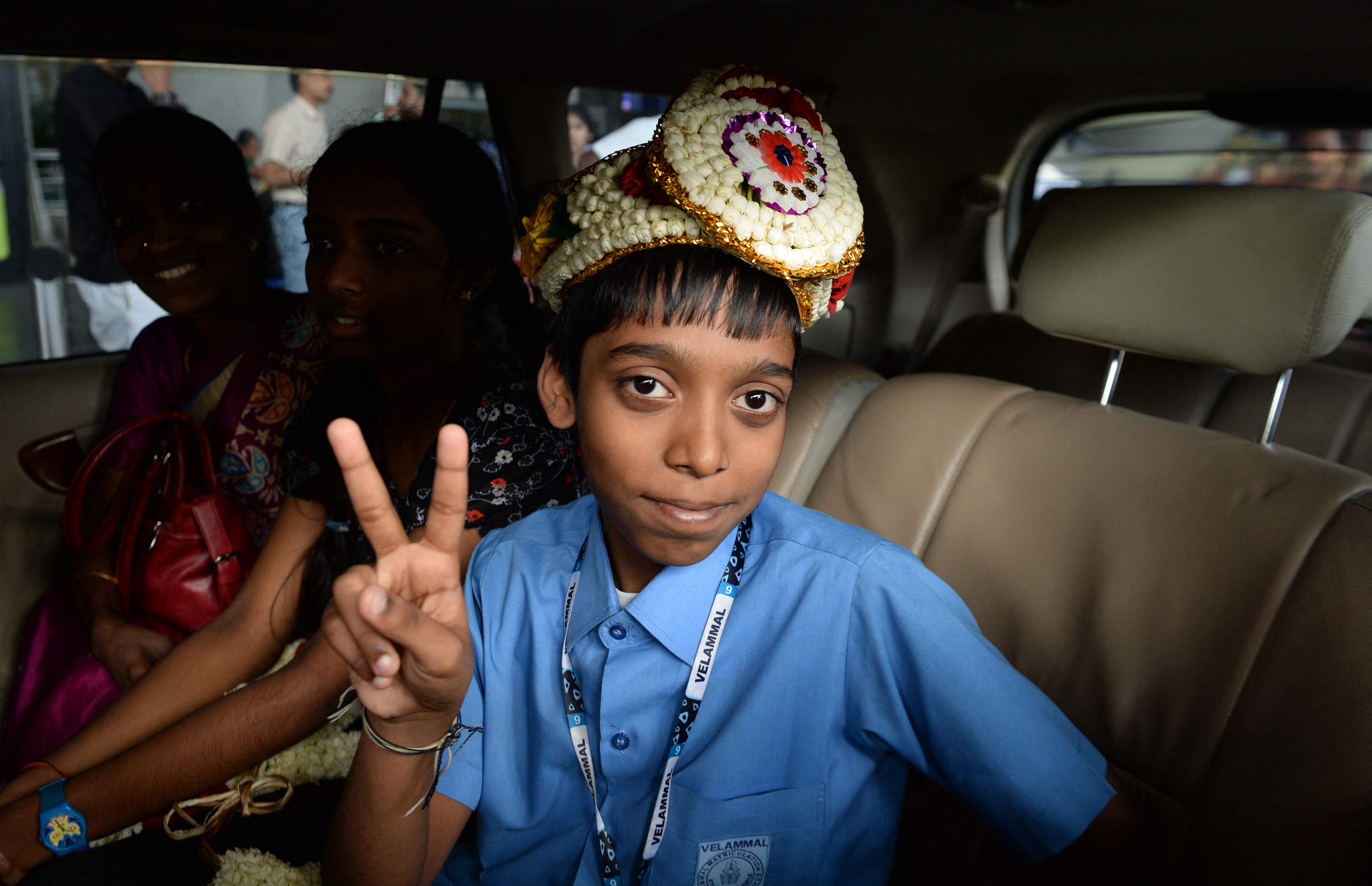Indian chess prodigy Rameshbabu Praggnanandhaa
