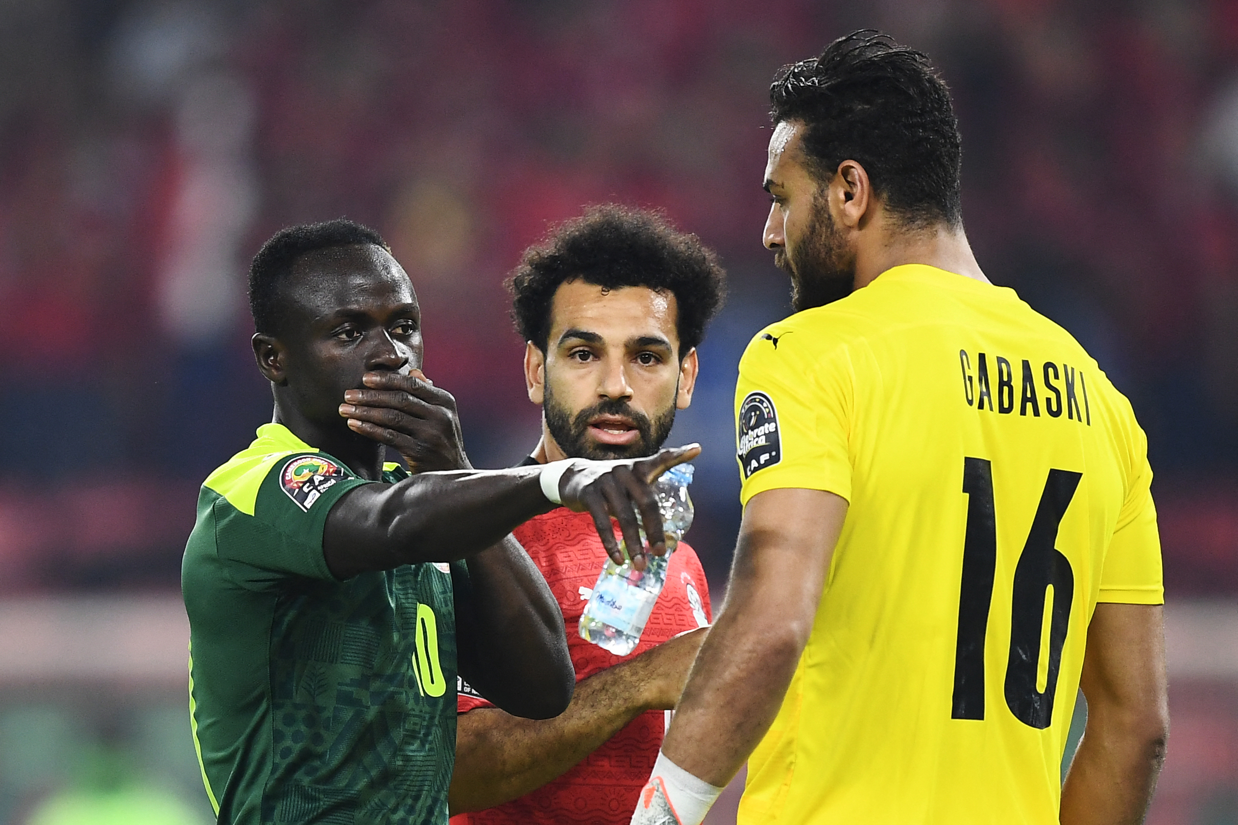Sadio Mane and Mohamed Salah