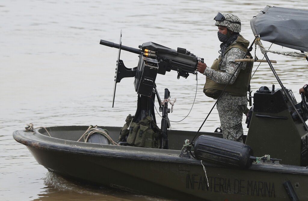 Colombian navy soldiers