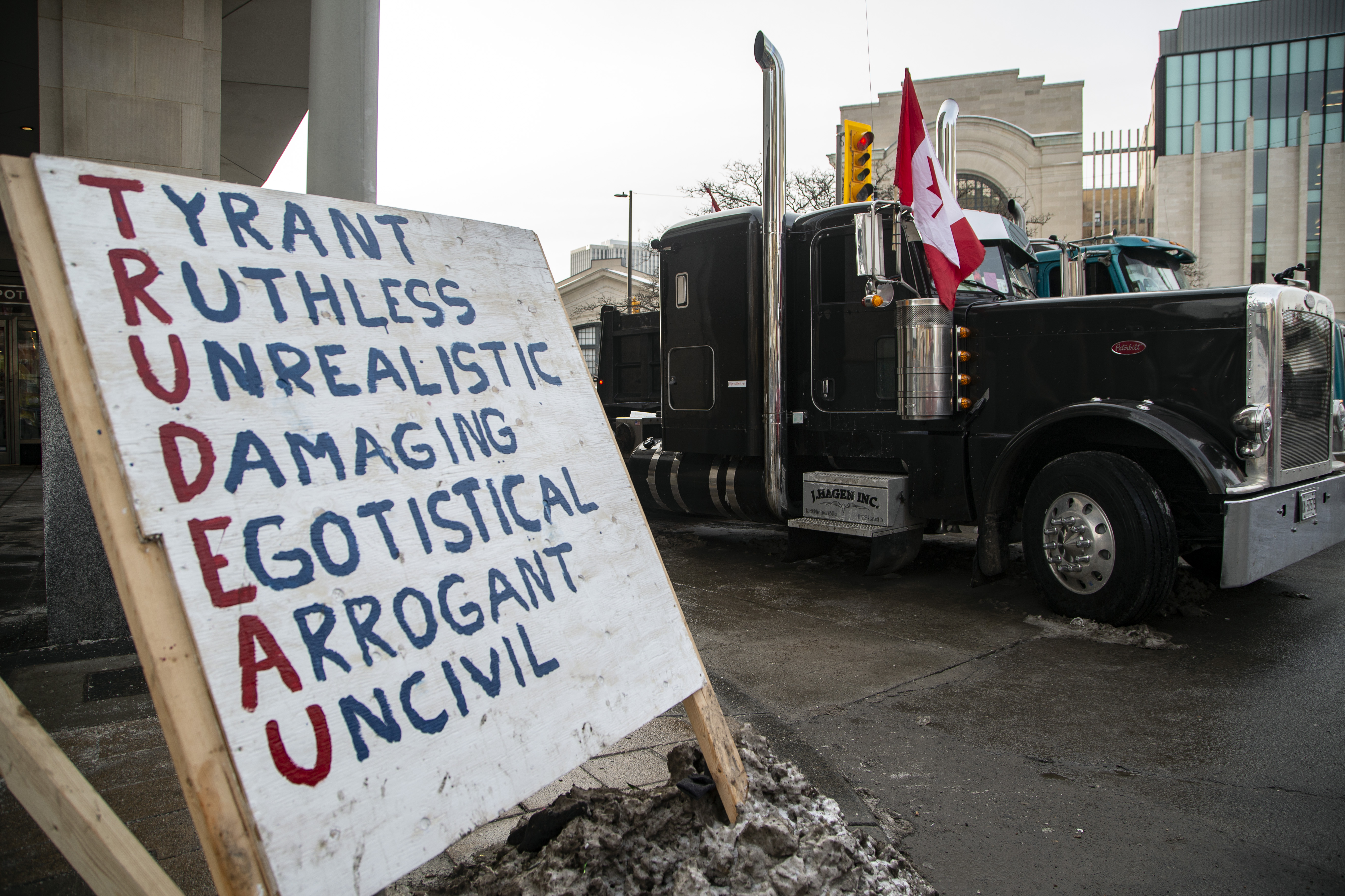 Ottawa Canada, Trucker Protest
