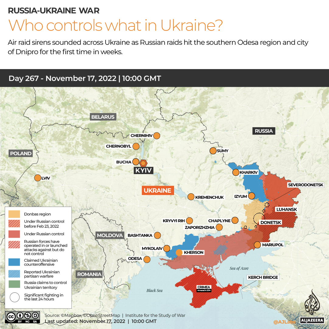 INTERACTIVE - WHO CONTROLS WHAT IN UKRAINE