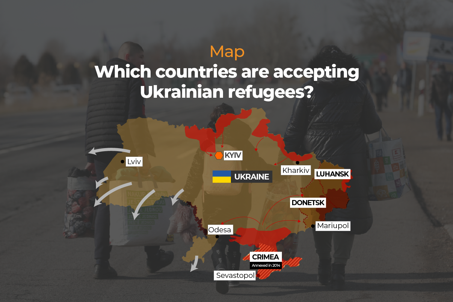 INTERACTIVE- Where are Ukrainians fleeing poster image