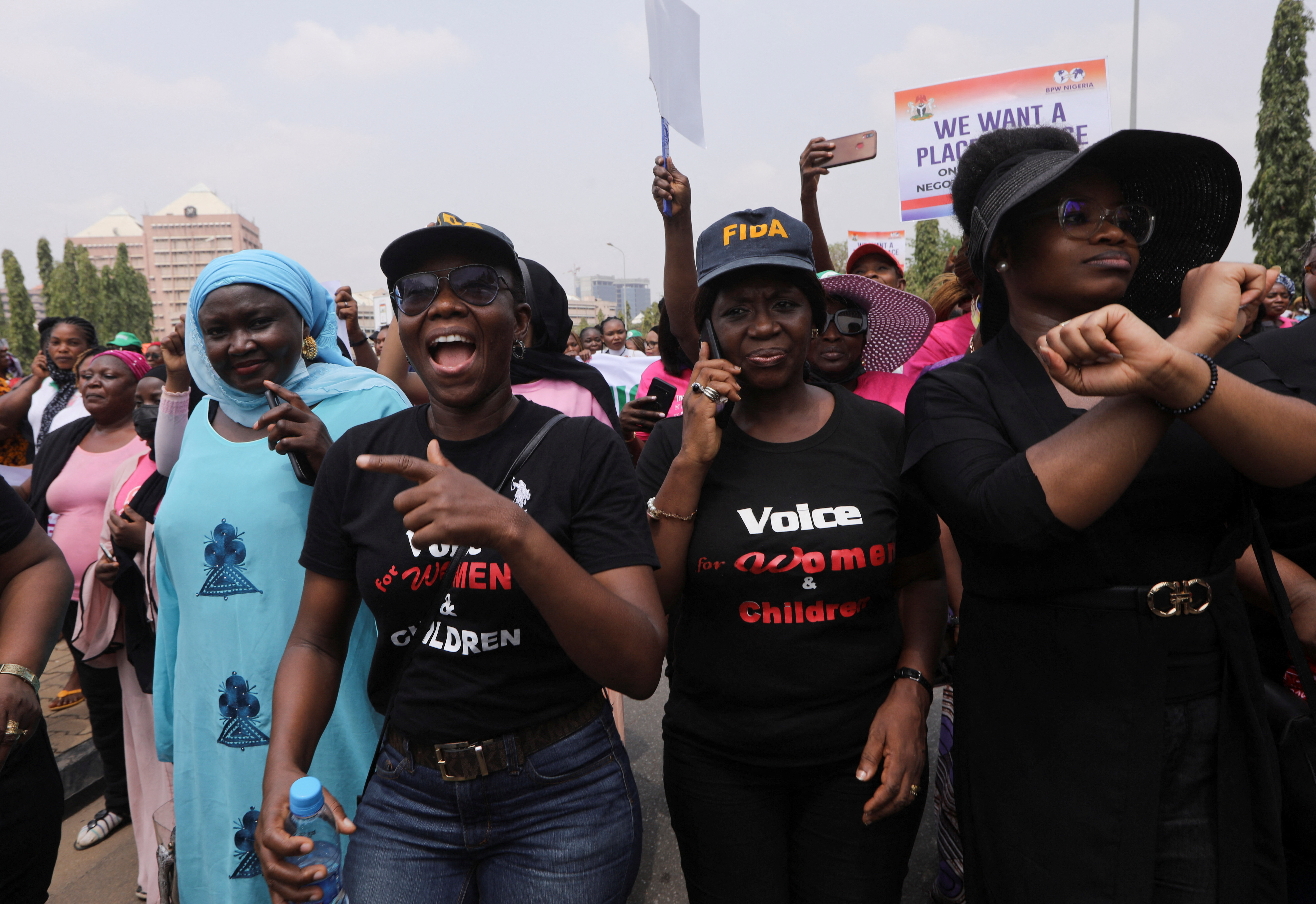 Women's rights protest, Abuja, Nigeria