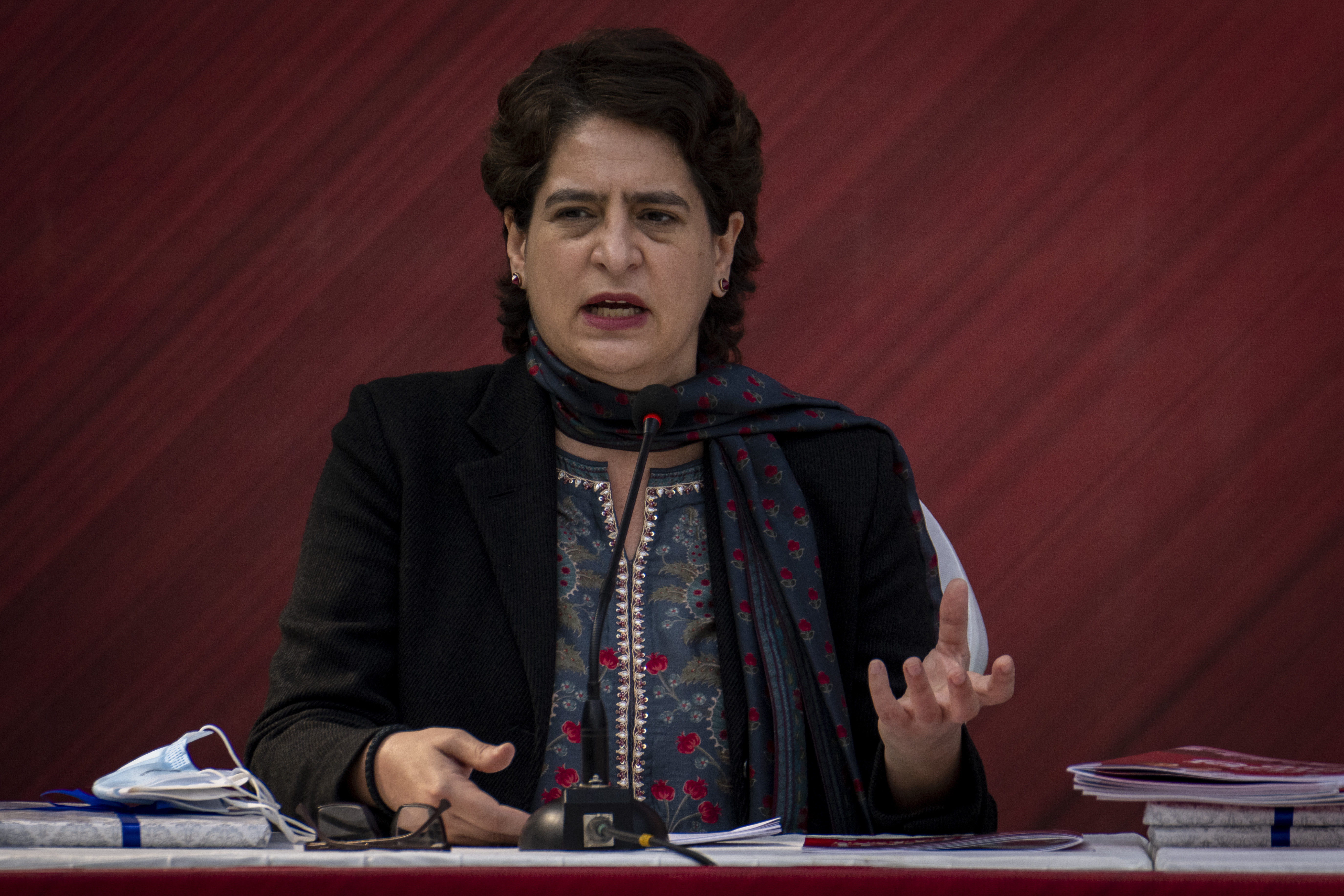 Congress party leader Priyanka Gandhi 