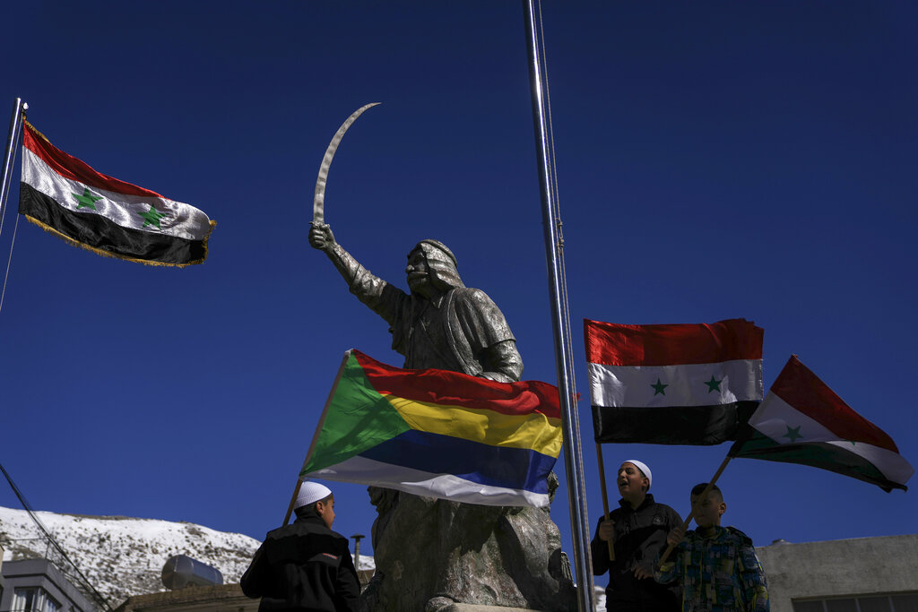 Demonstration in Golan Heights