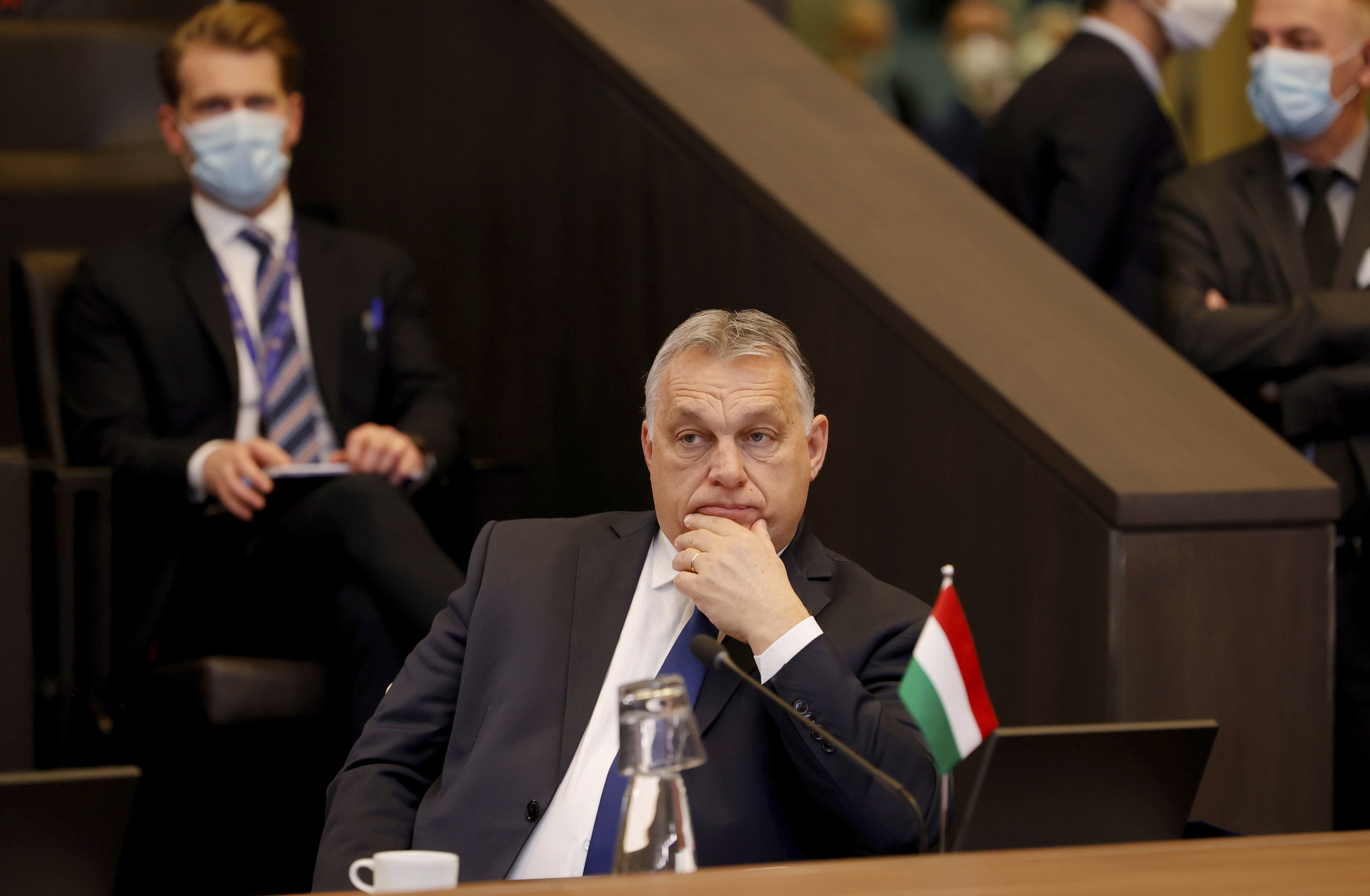 Orban attends a NATO summit
