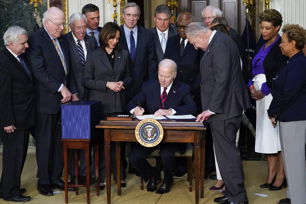 Joe Biden signs legislation