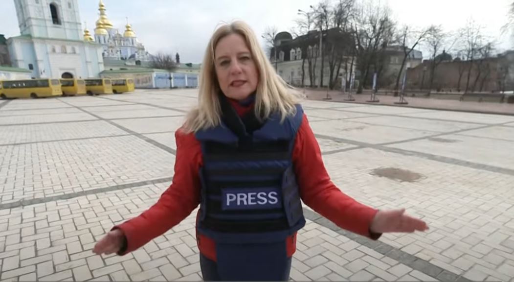 Step Vaessen reporting in Kyiv, Ukraine