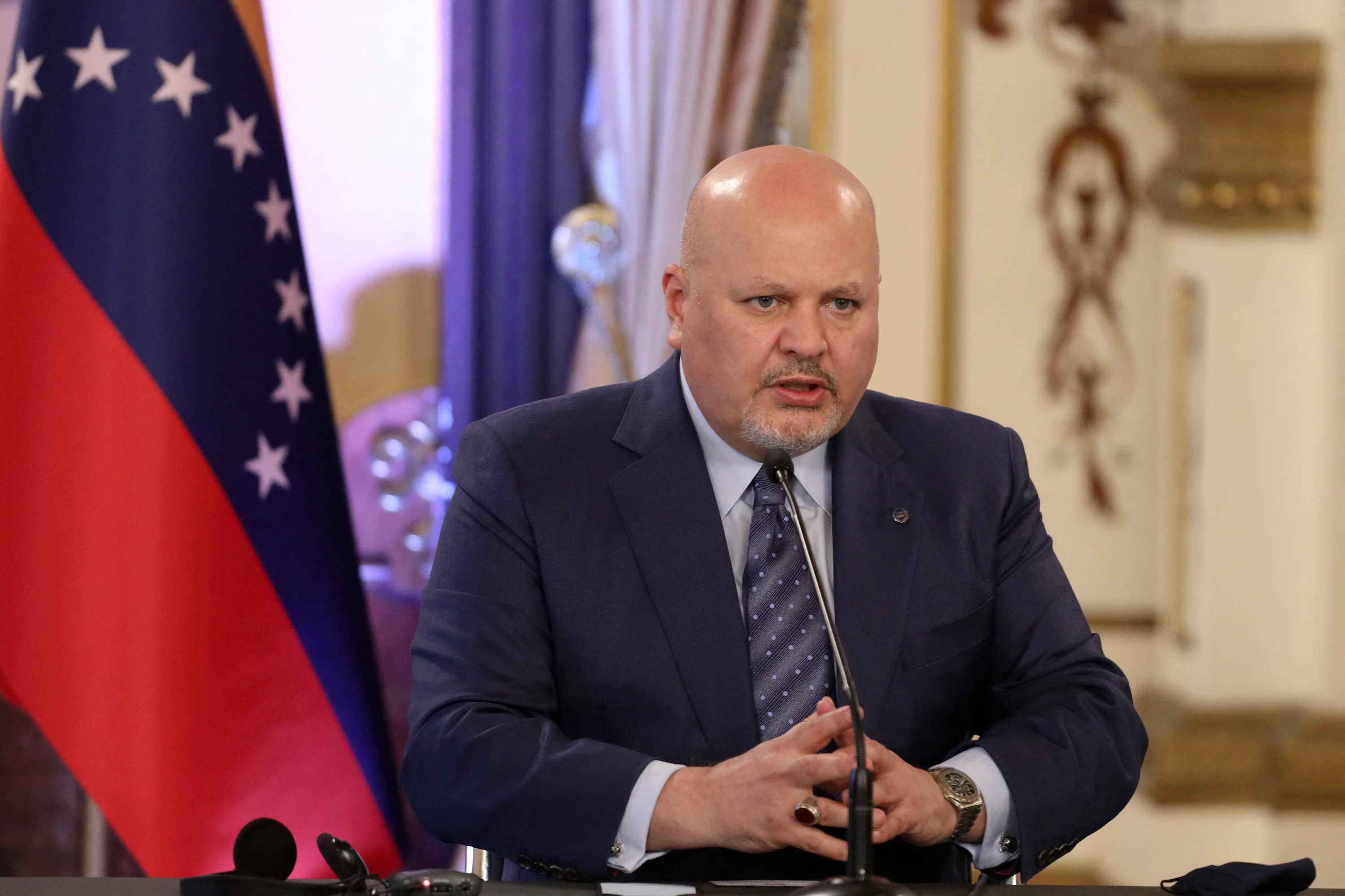 Karim A A Khan QC speaking