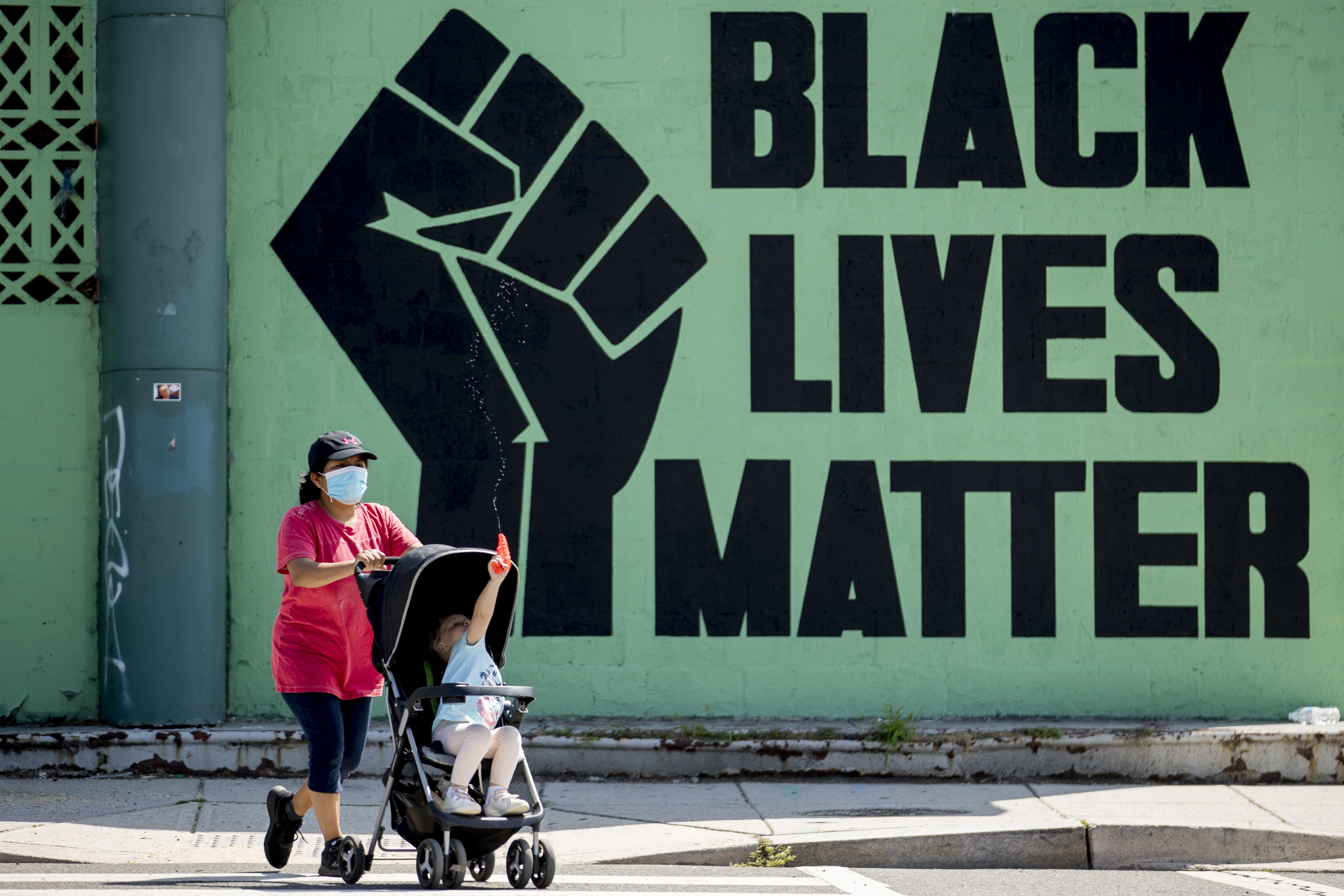 Black Lives Matter mural