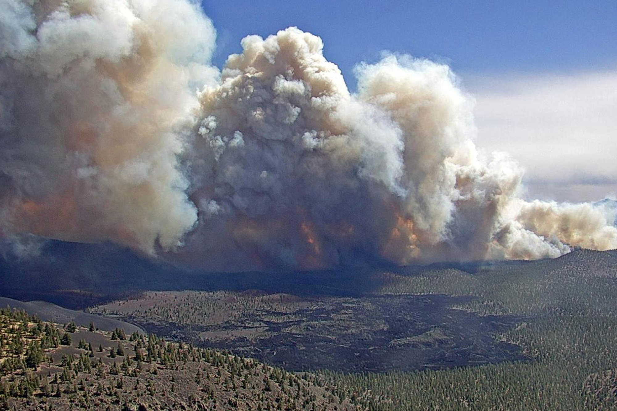 'Tunnel Fire' near Flagstaff, Arizona