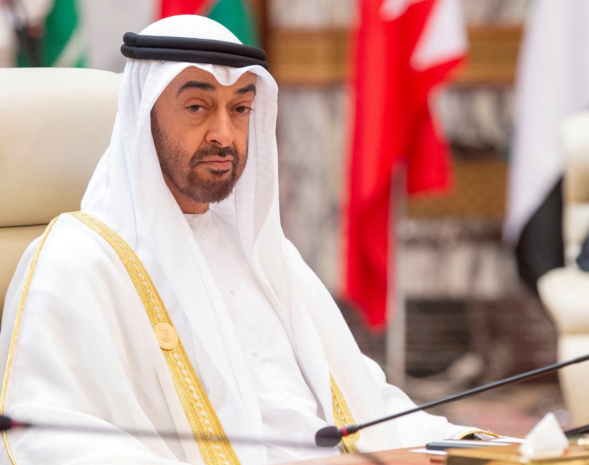 Sheikh Mohammed bin Zayed al-Nahyan attends the Gulf Cooperation Council (GCC) summit in Mecca, Saudi Arabia