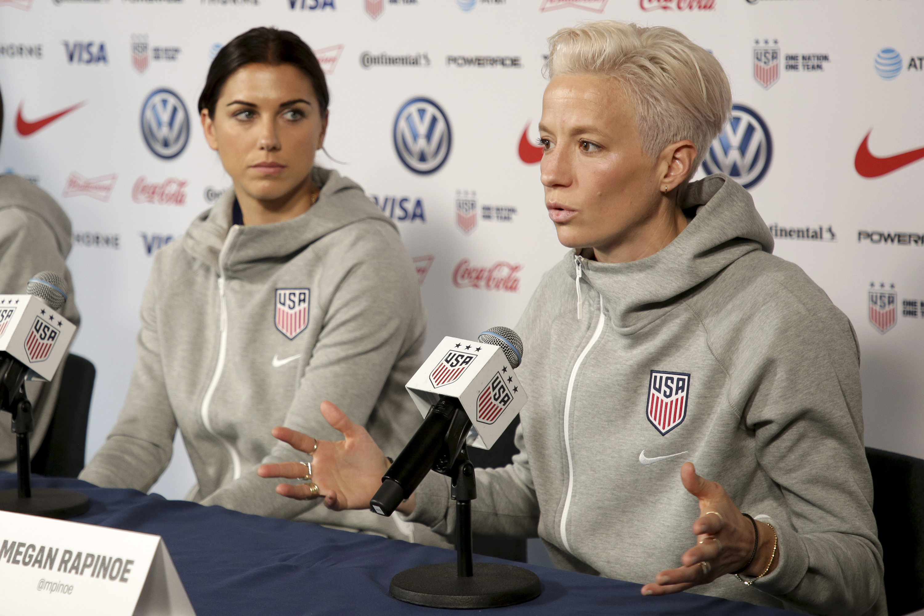Megan Rapinoe speaks