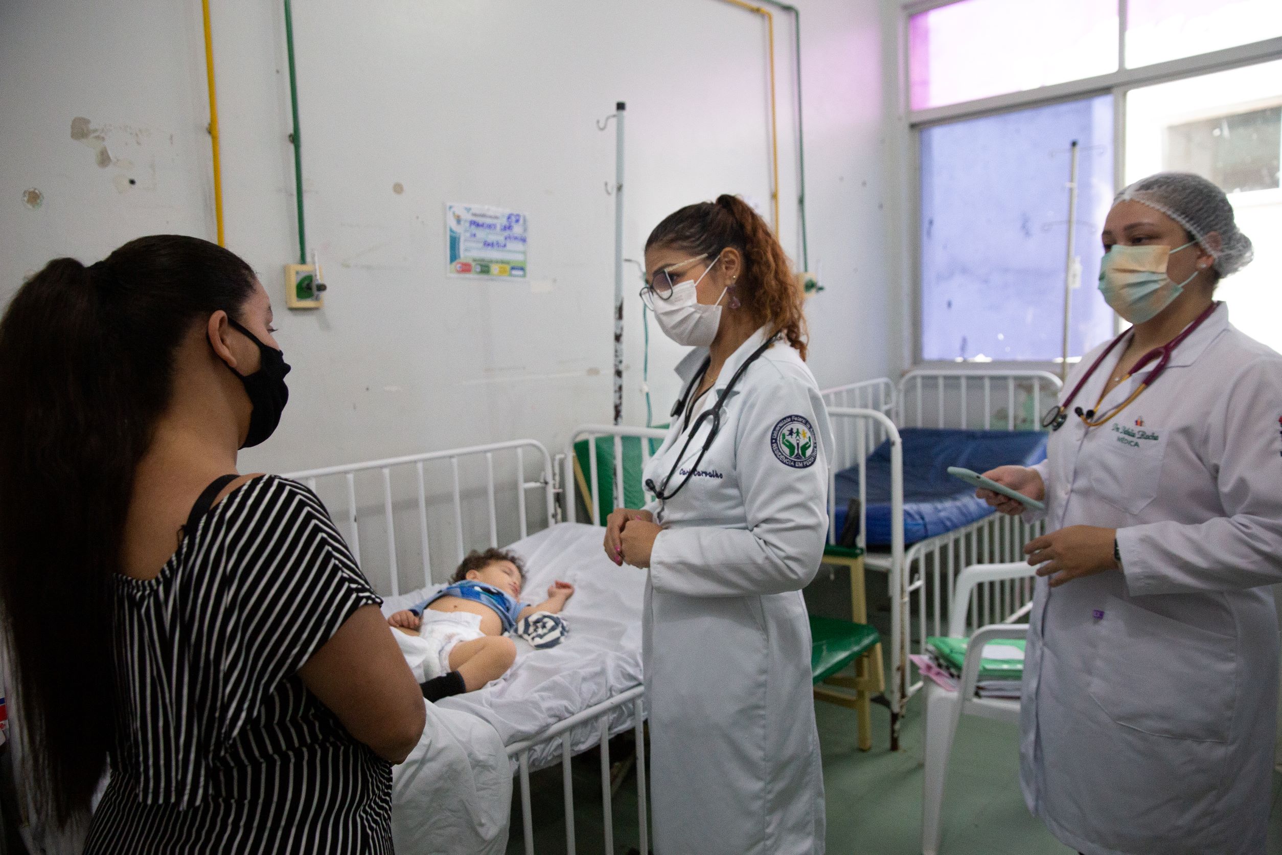 Dr Carla Carvalho checks in with patients in Brazil