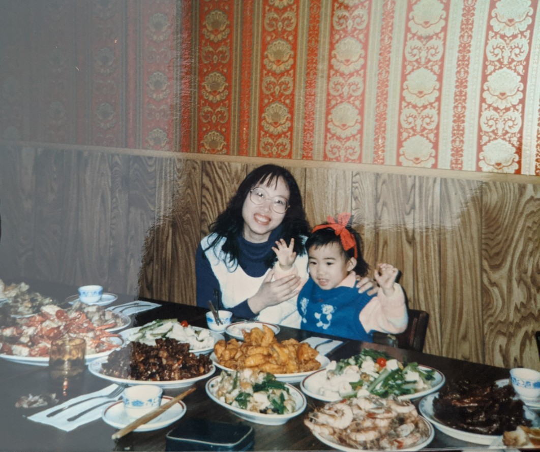 Su-Jit Lin and her mother