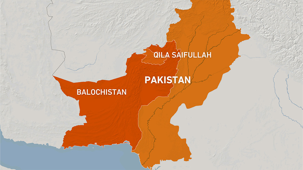 Qila Saifullah, Balochistan, Pakistan map