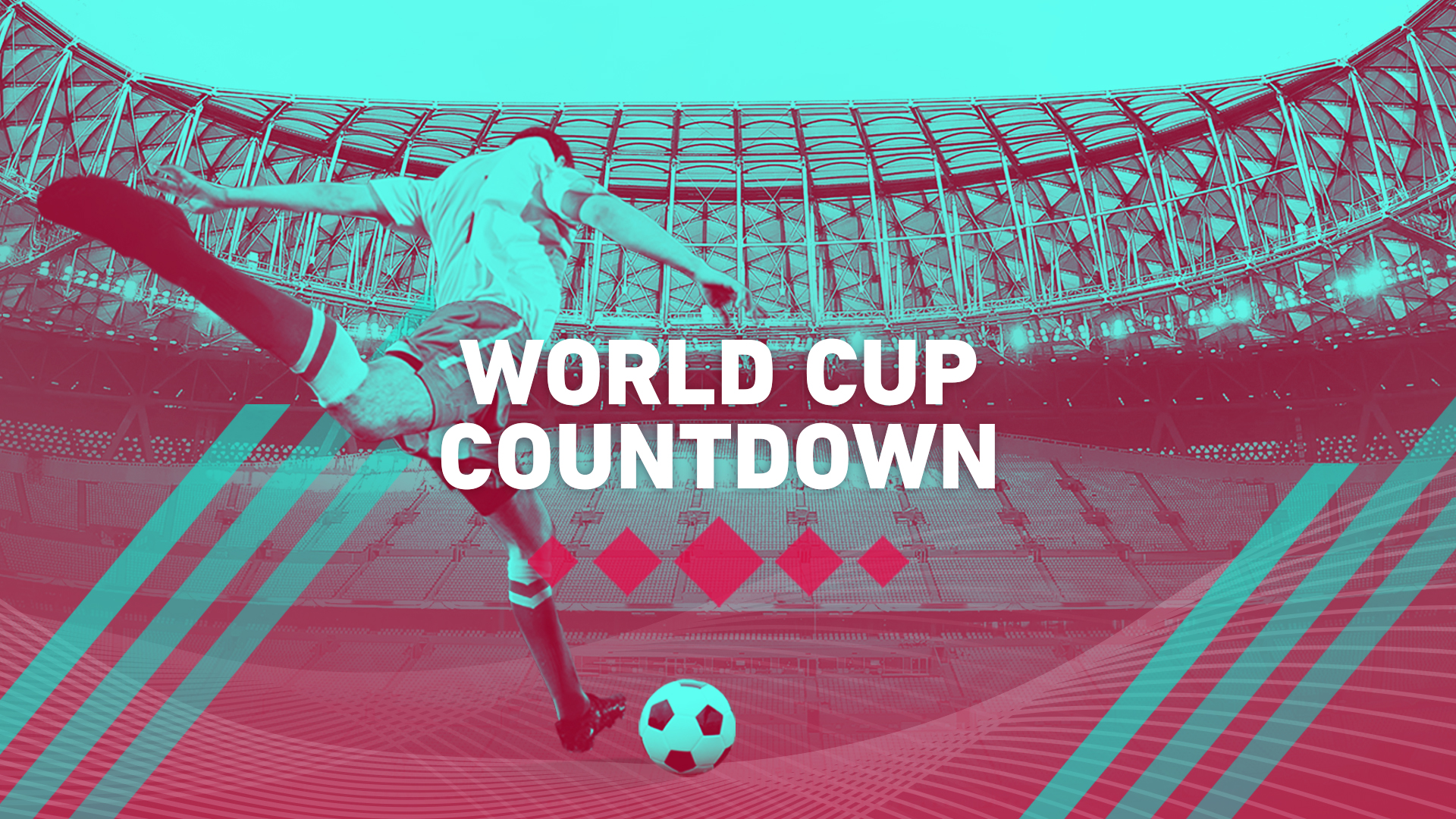 A banner for the program World Cup Countdown