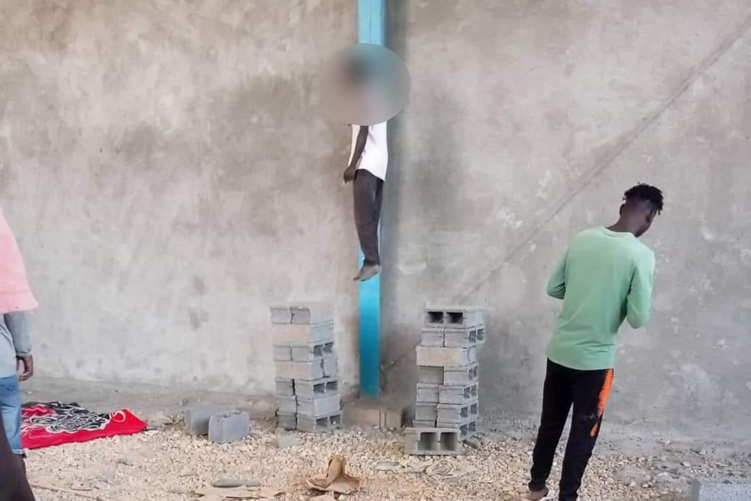 Mohamed Mahmoud Abdel Aziz, 19, hanged himself in Ain Zara detention centre.