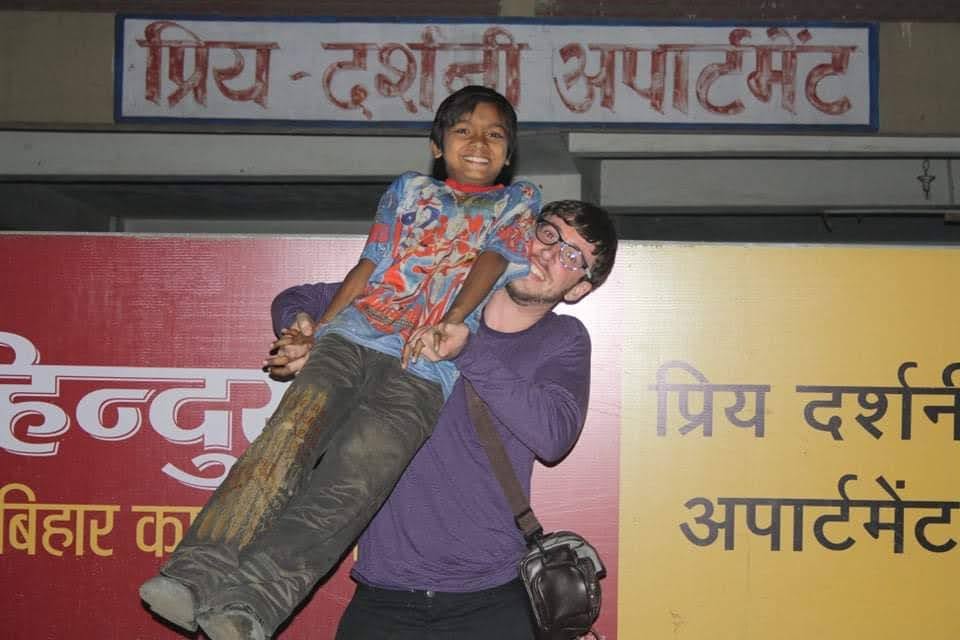 A photo of two friends Hugo and Ritik