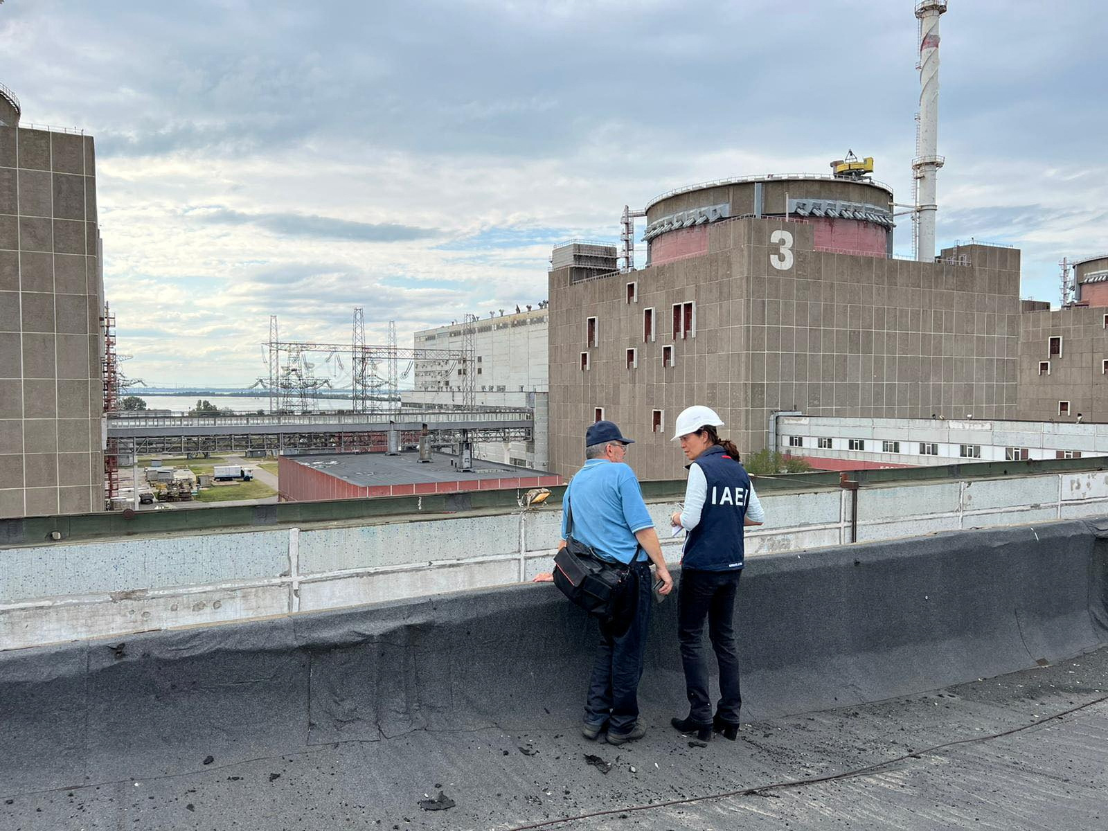 Members of the International Atomic Energy Agency (IAEA) expert mission visit the Russian-controlled Zaporizhzhia Nuclear Power Plant in the course of Ukraine-Russia conflict.