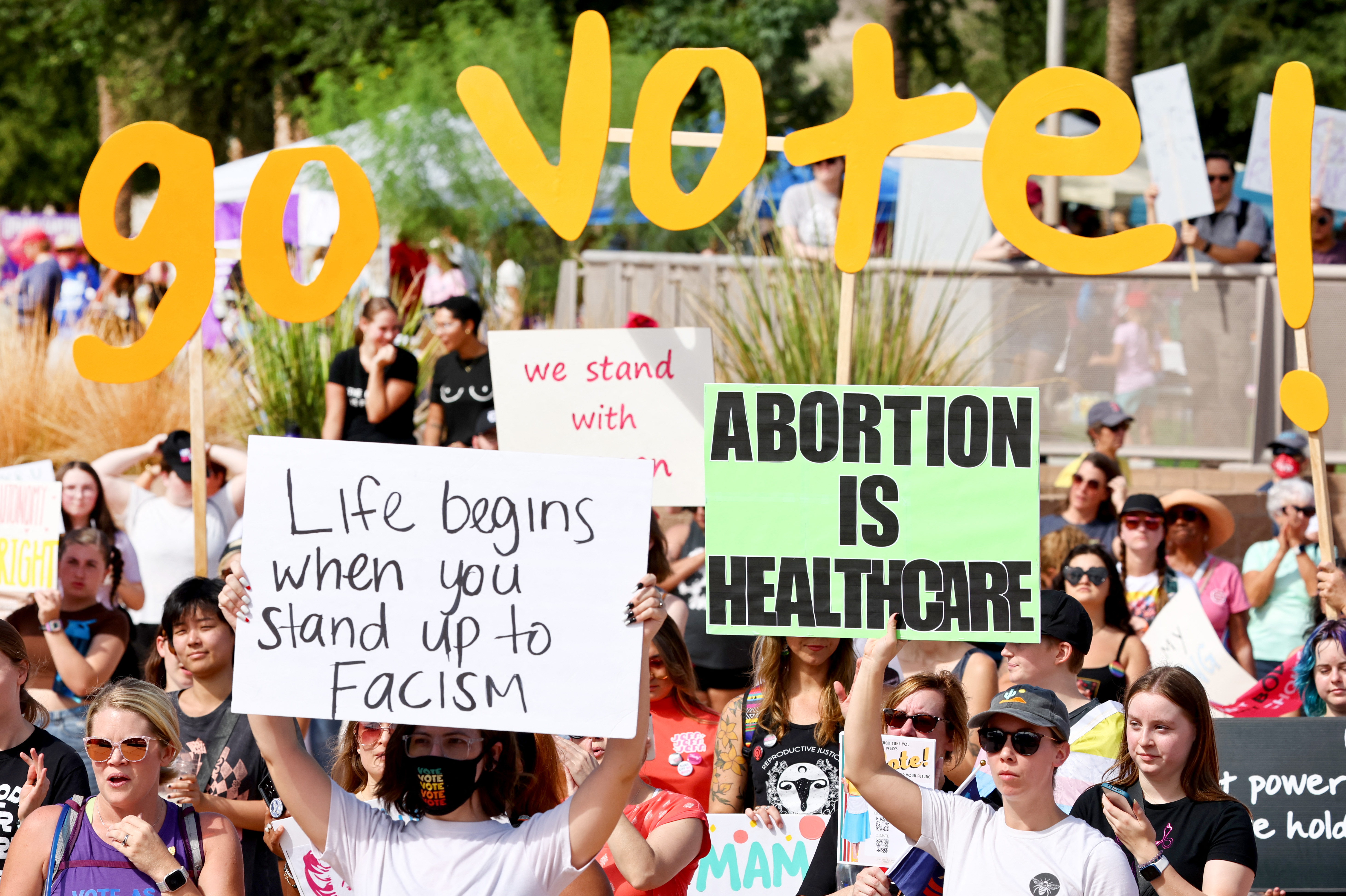 Rally for women's rights