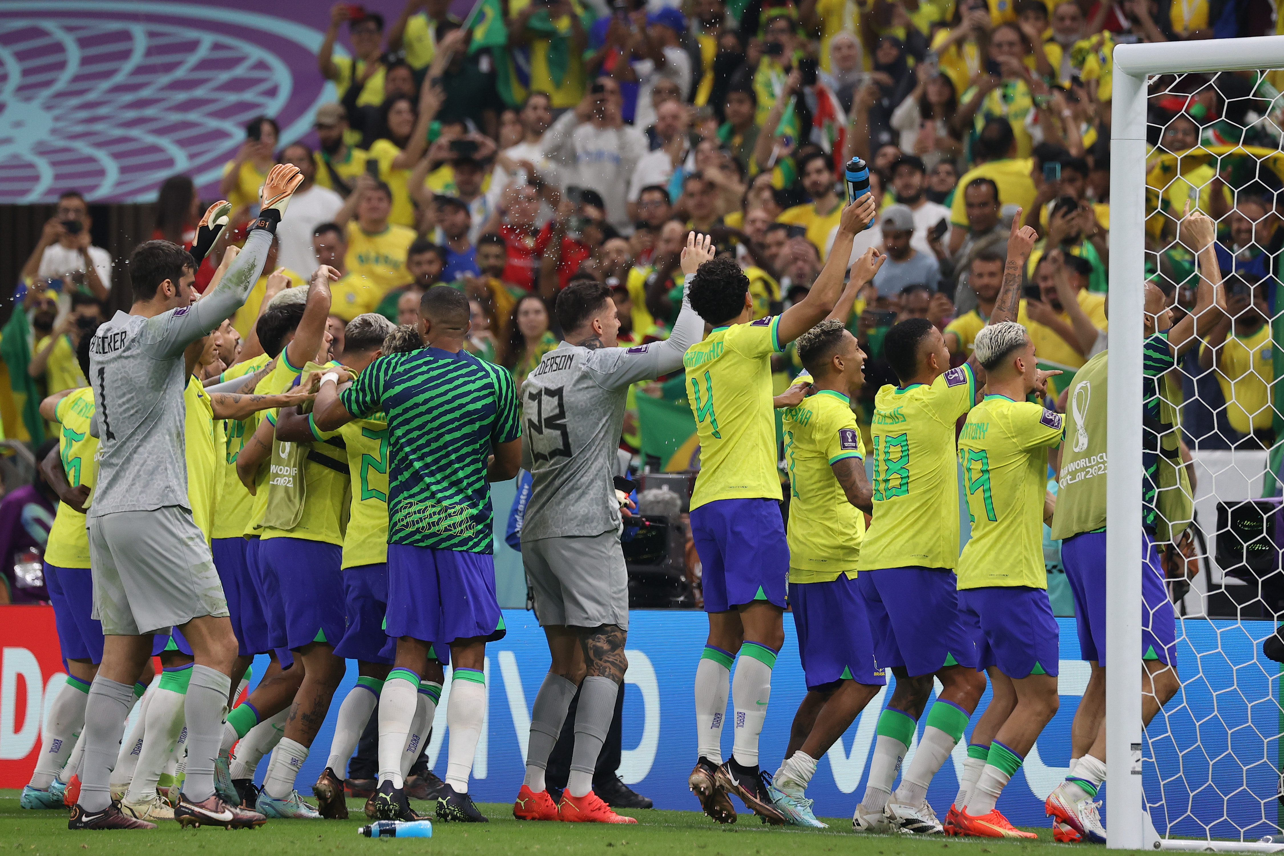 Brazil celebrate