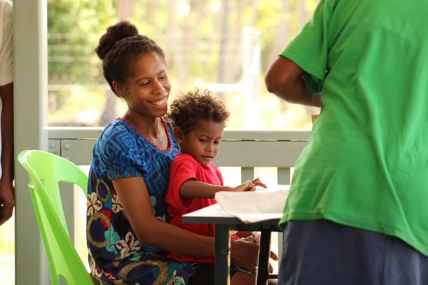 Image 4: ChildFund health workers are helping to roll out routine infant immunizations to children in PNG. Photo credit: ChildFund