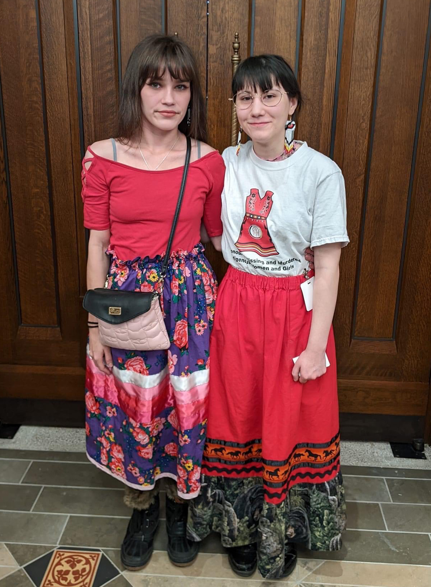 A portrait of Cambria and Kera Harris