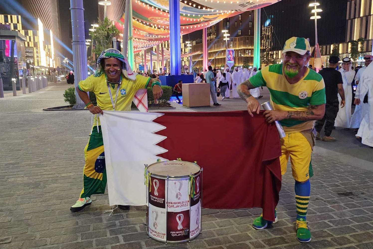 Wallace Leite at Lusail Boulevard in Doha, Qatar [Courtesy of Wallace Leite]