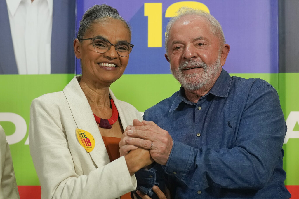 Lula with Marina Silva