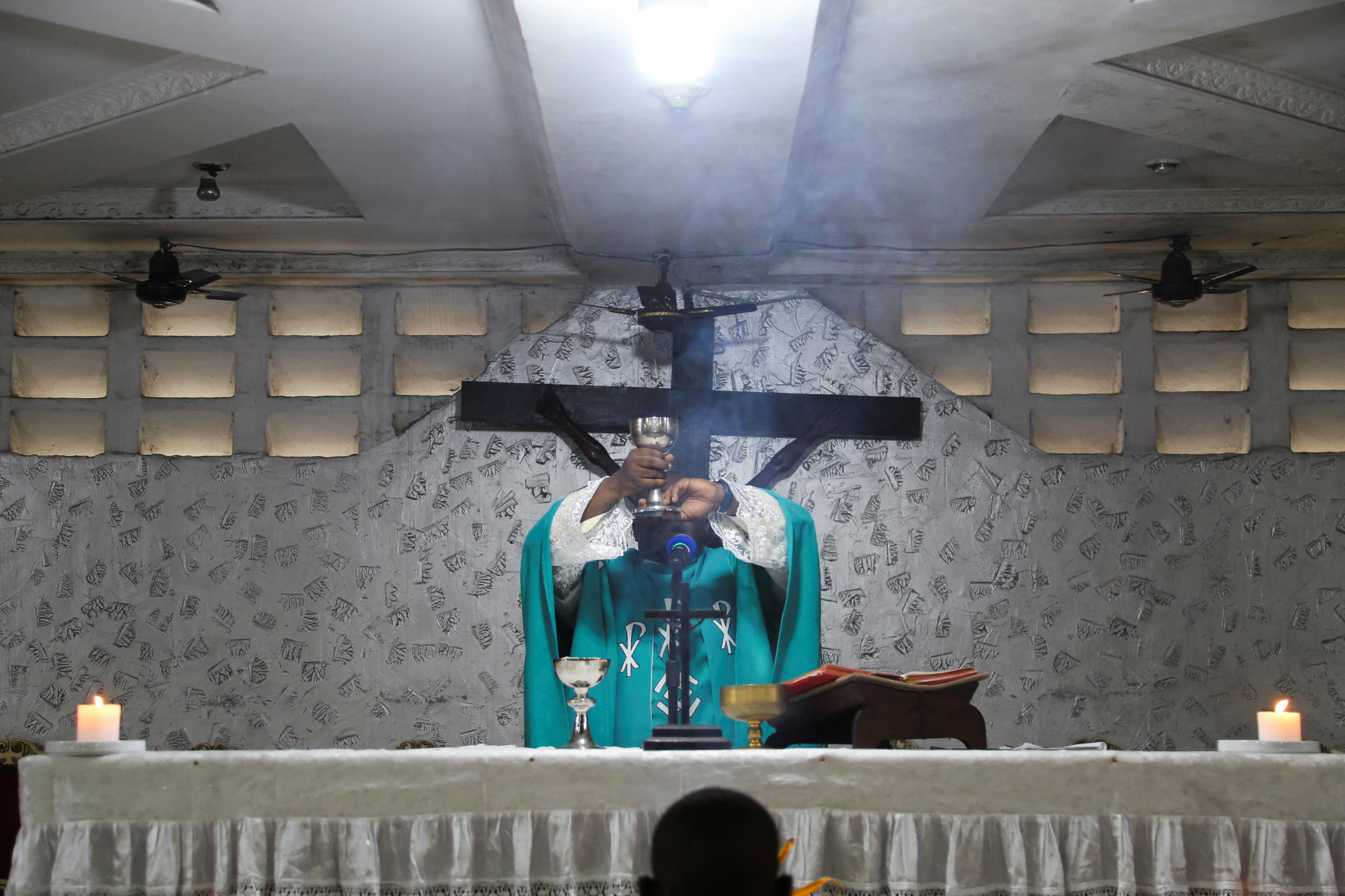 Congolese priest Abbey Victor Ntambwe