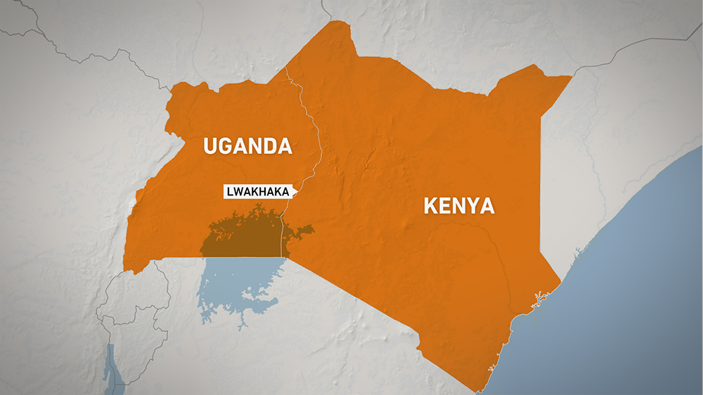 Uganda-Kenya map