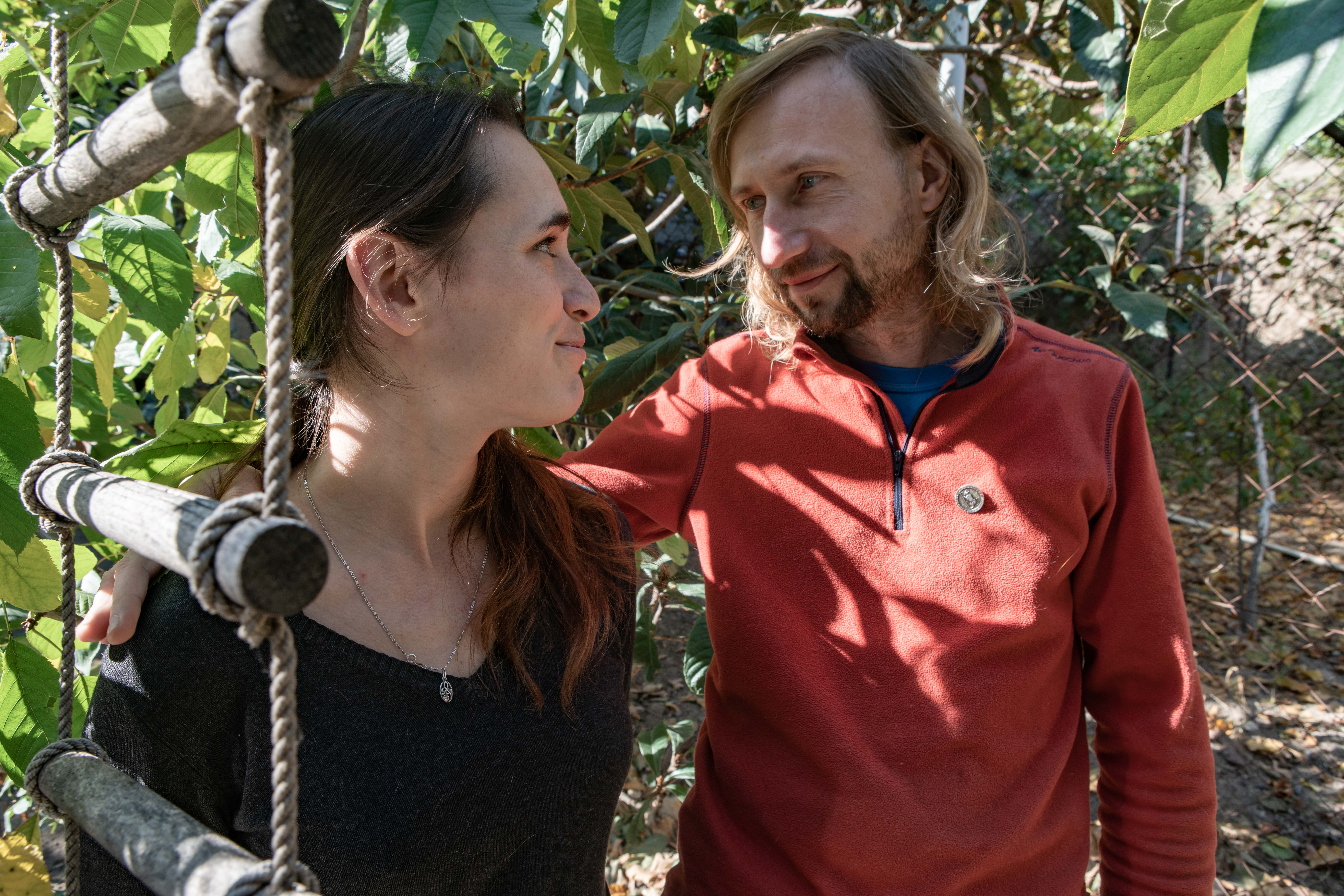 Oksana and Sergio say they are committed to each other in what Oksana calls the ‘new reality’ of the war and the tension it has brought to their lives