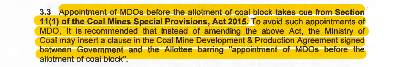 Adani image 4: Excerpts from the minutes of the inter-ministerial meetings held in August and October 2020